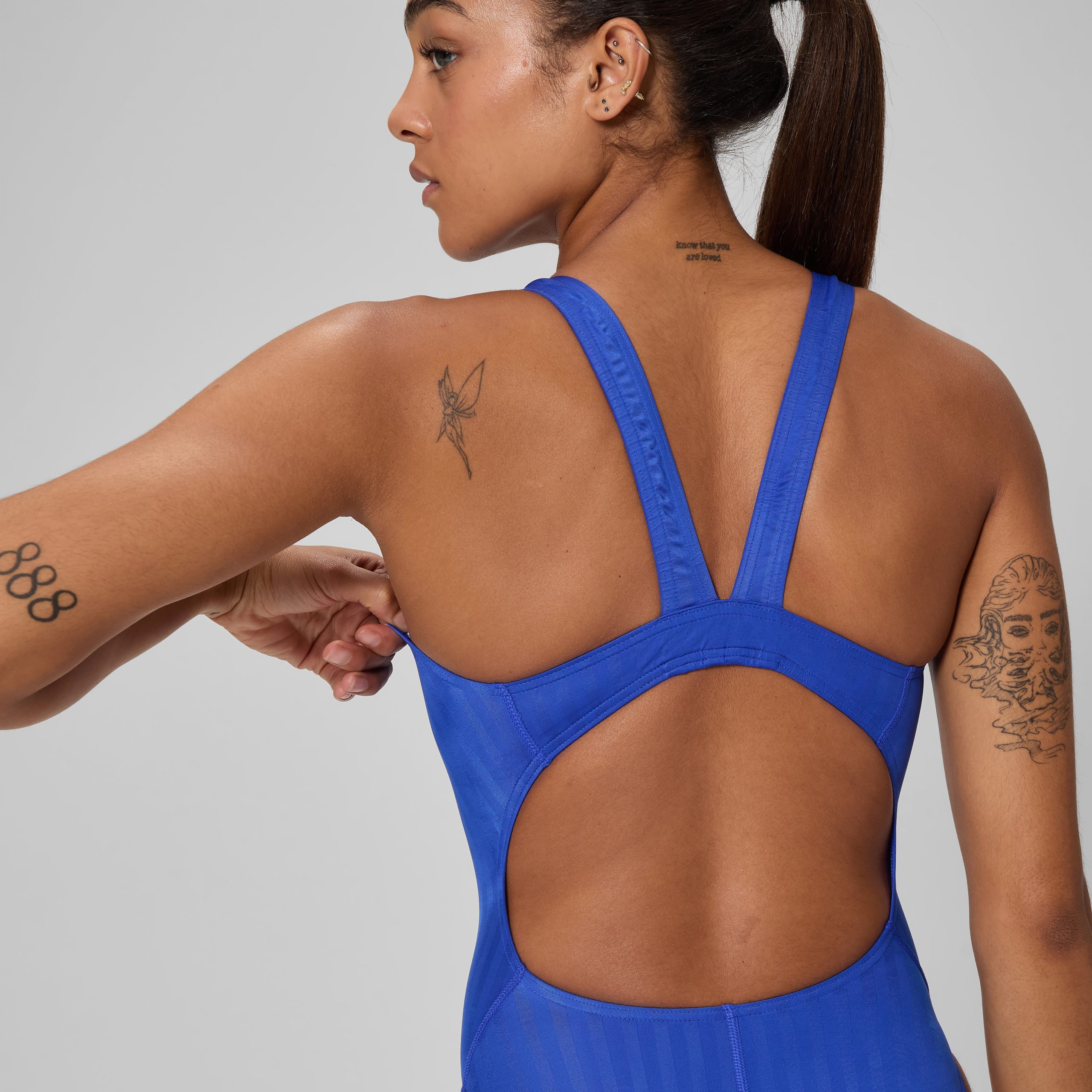 Women's Aquablade Recordbreaker One Piece Blue - Image 5