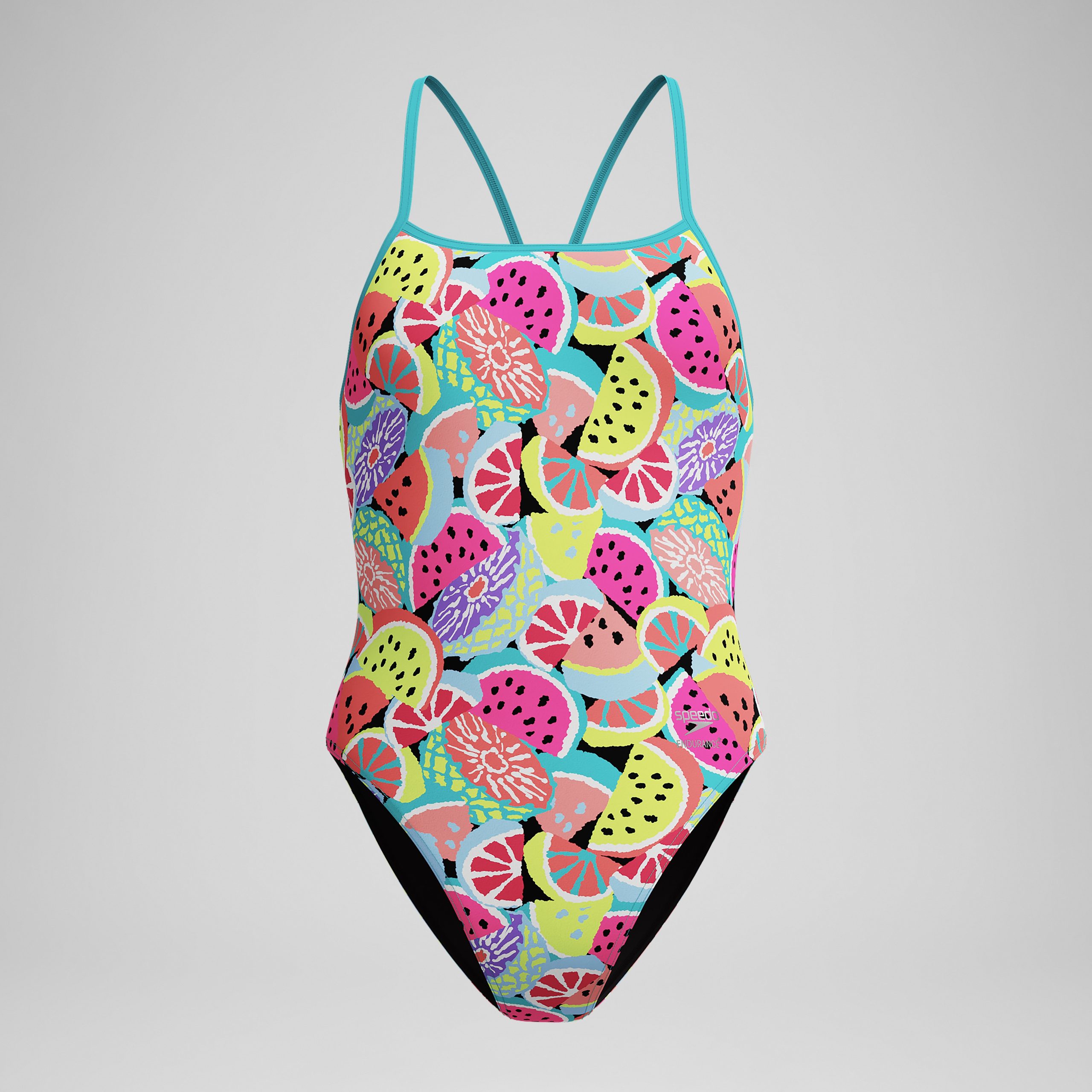 Women's Club Training Printed Turnback One Piece Green