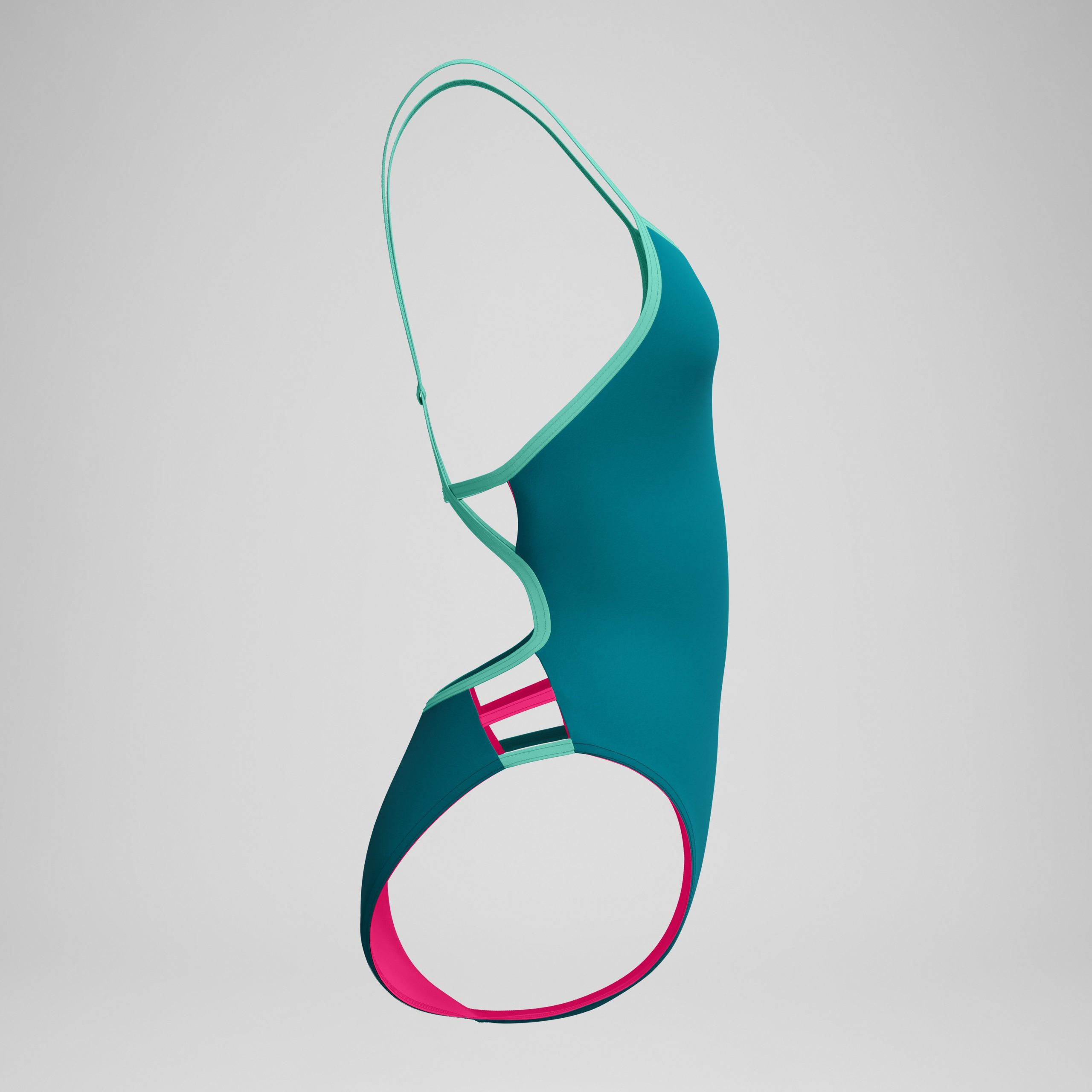Women's Club Training Tri Back One Piece Teal/Blue - Image 5