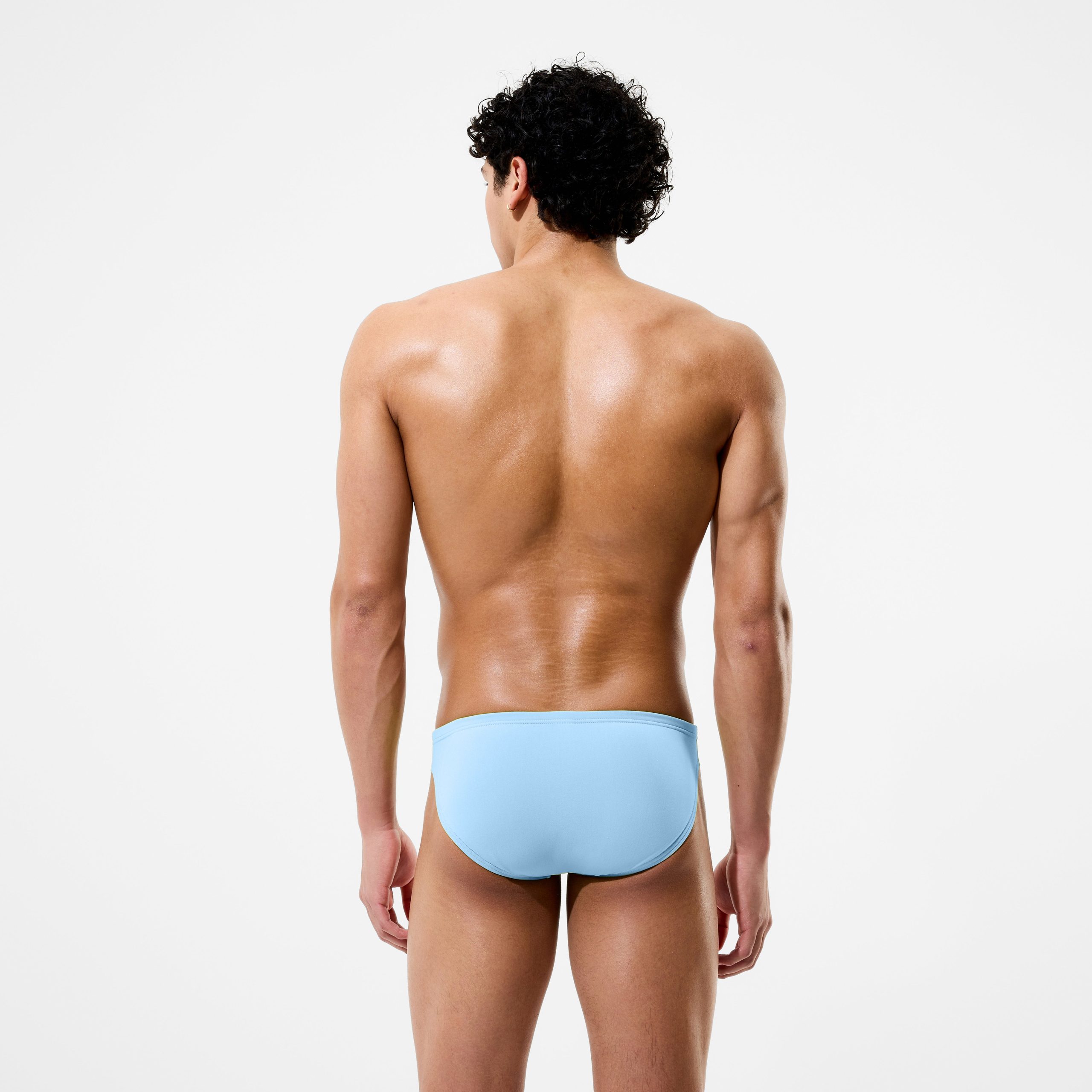 Men's Club Training Brief Blue - Image 3