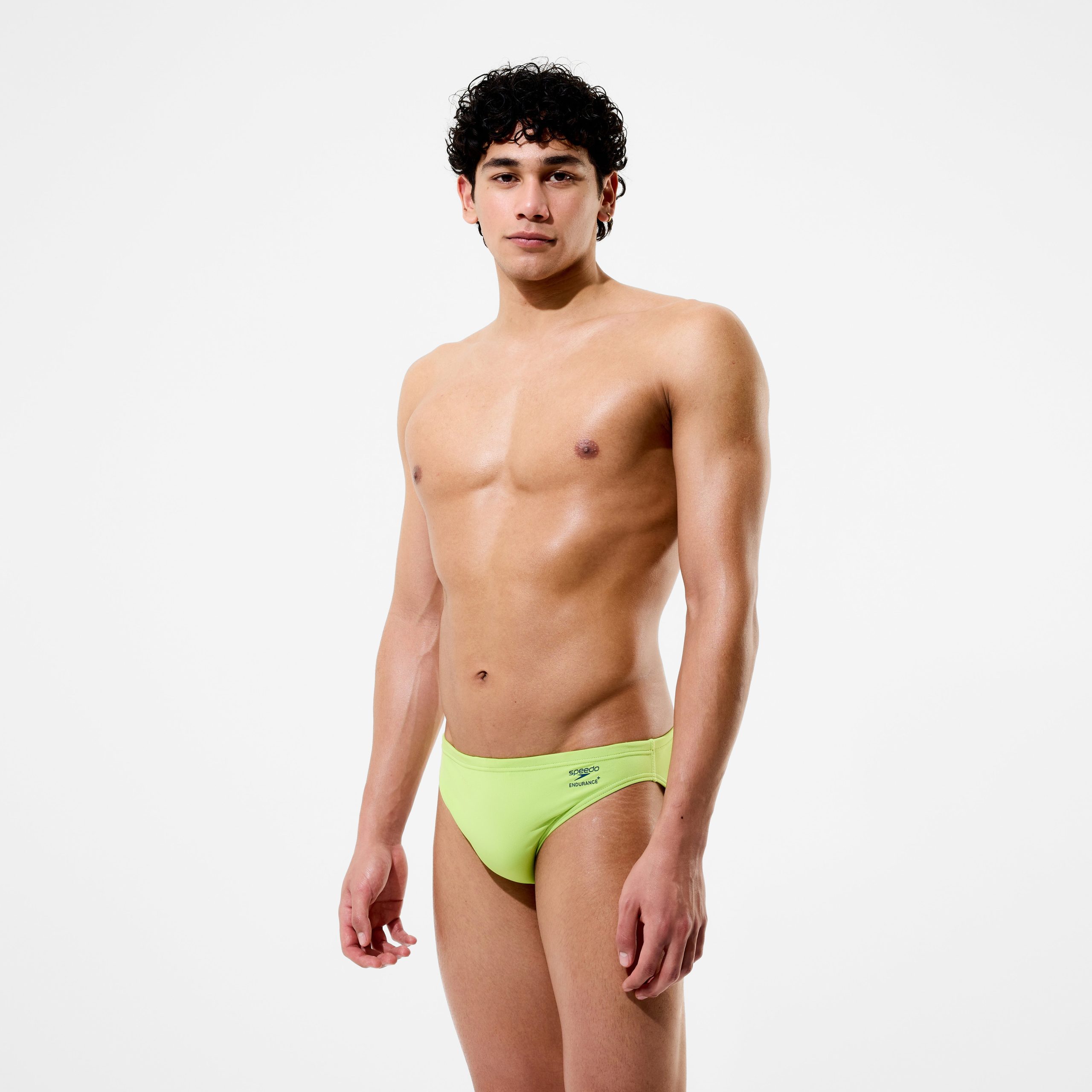 Men's Club Training Brief Lime Green - Image 2