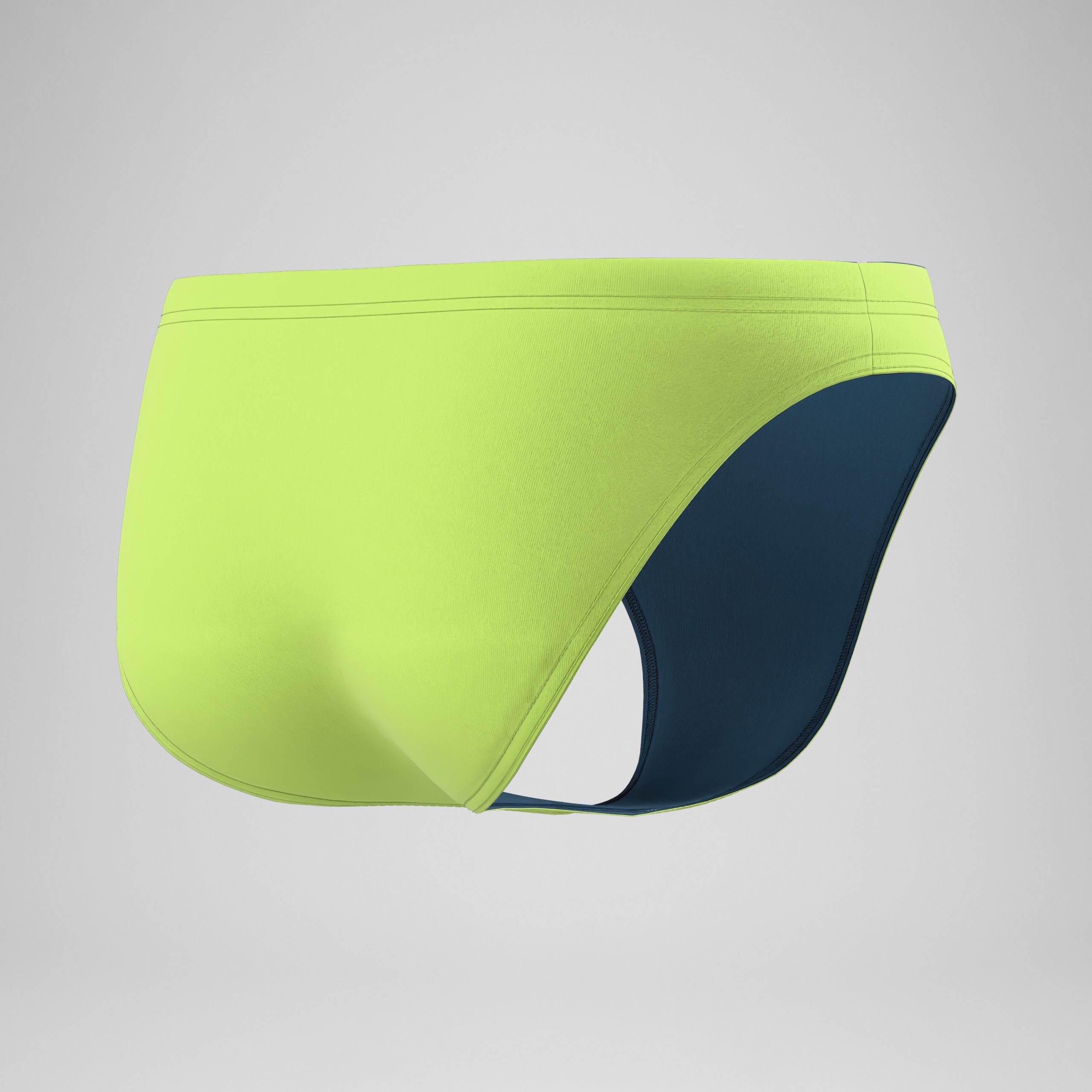 Men's Club Training Brief Lime Green - Image 7