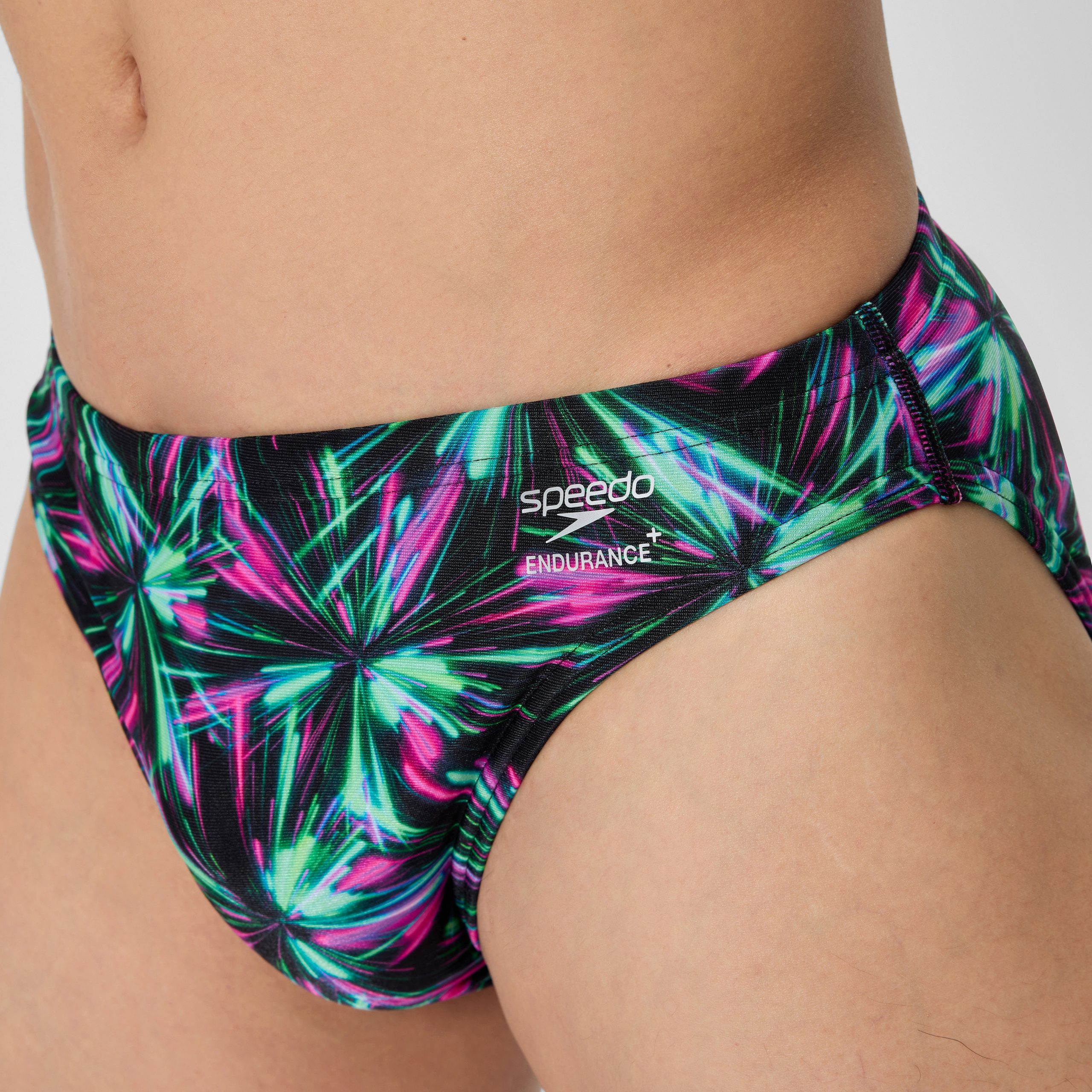 Men's Club Training Printed Brief Green/Black - Image 8