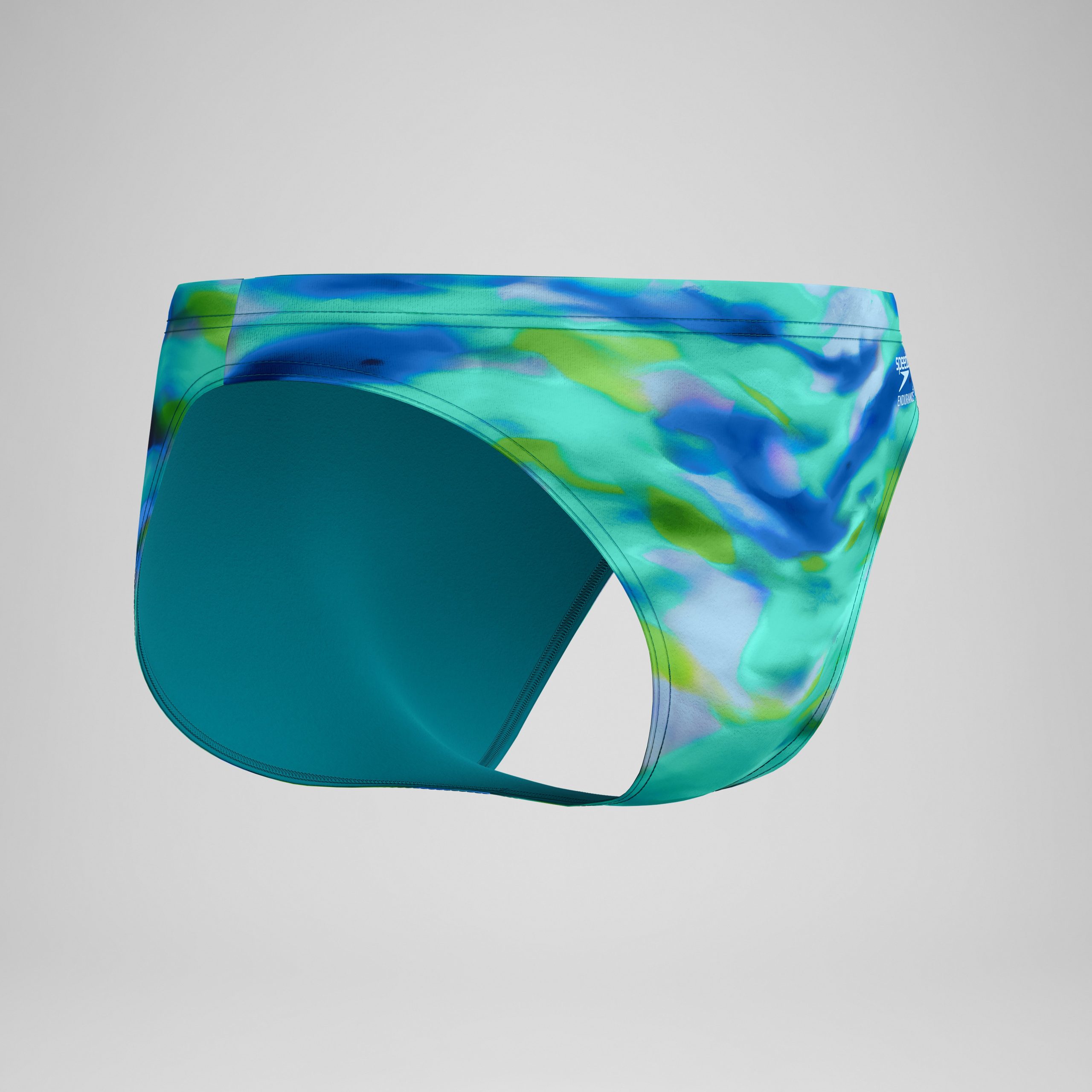 Men's Club Training Printed Brief Green/Blue - Image 5