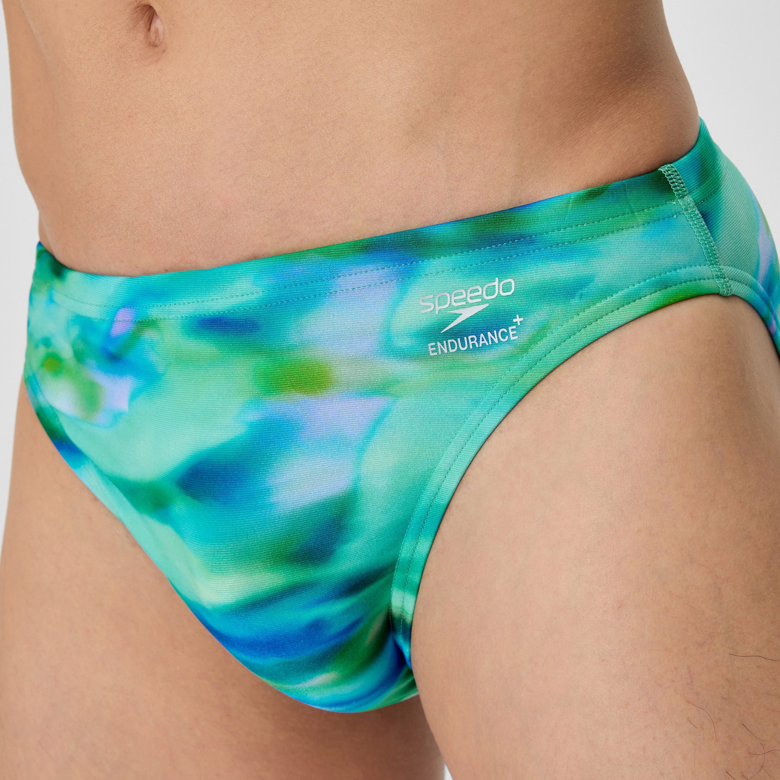 Men's Club Training Printed Brief Green/Blue - Image 8