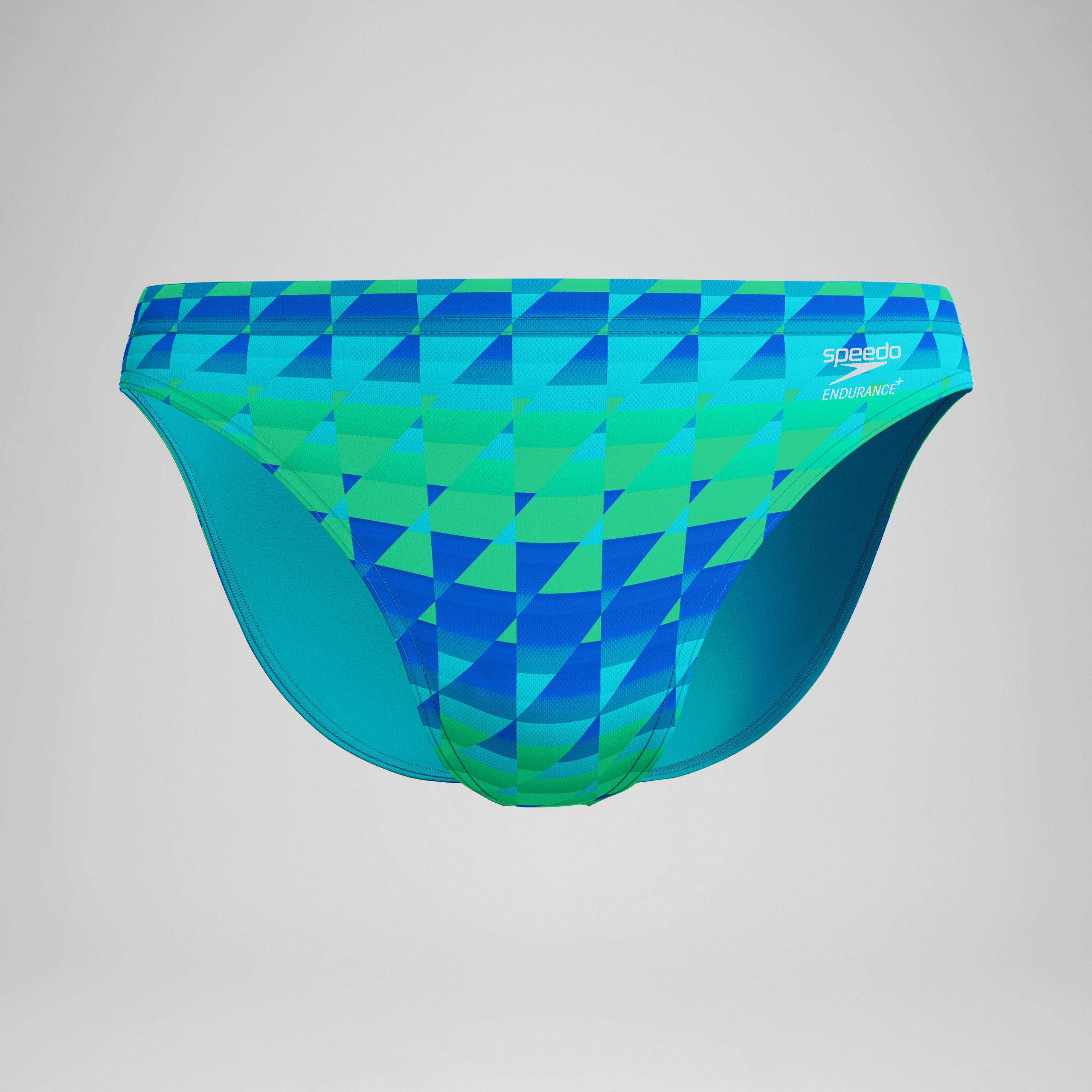 Men's Club Training Printed Brief Green/Blue - Image 4