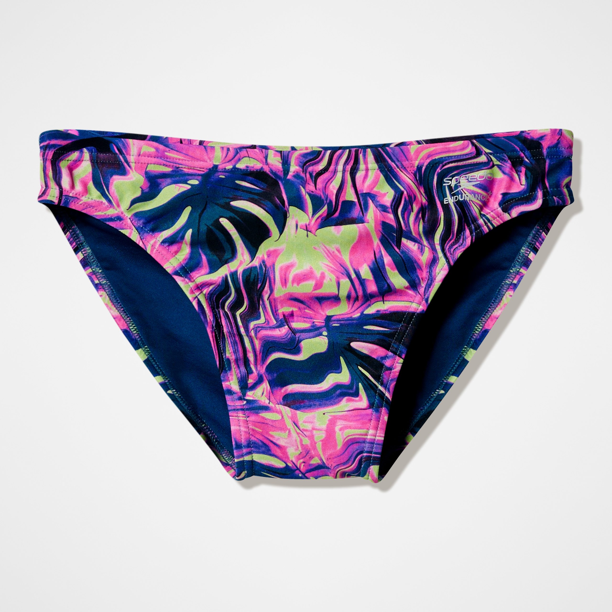 Men's Club Training Printed Brief Pink/Navy - Image 4