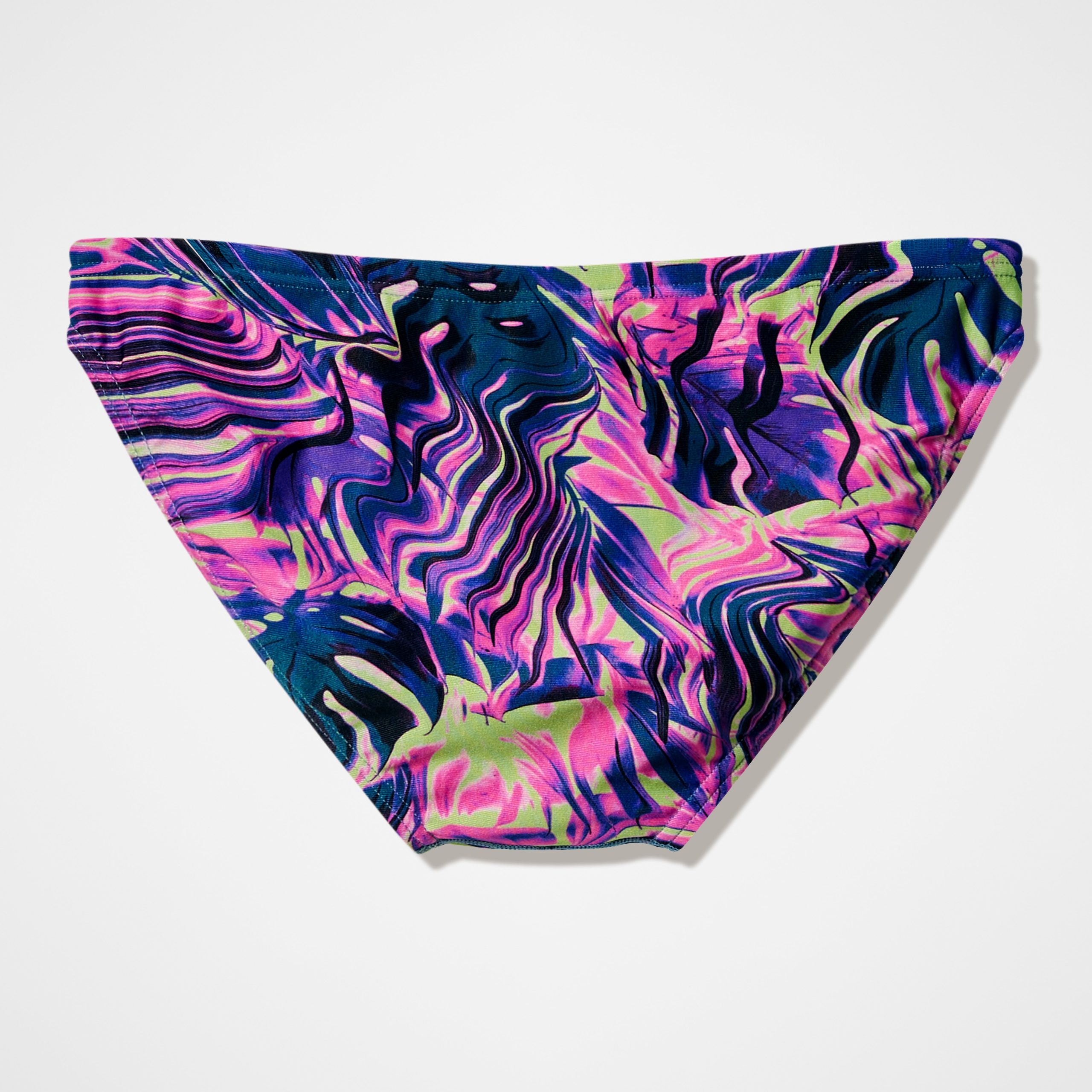 Men's Club Training Printed Brief Pink/Navy - Image 5