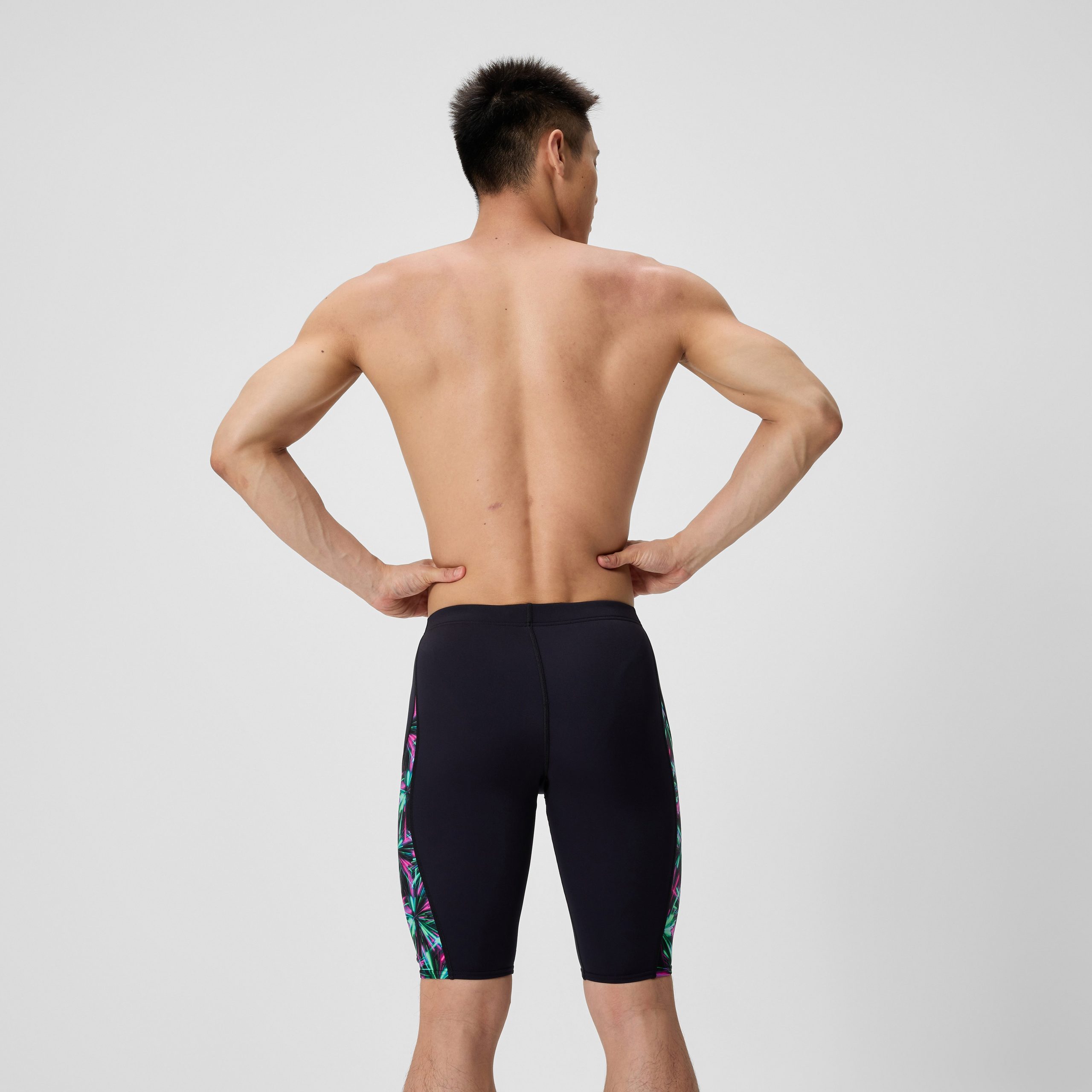 Men's Club Training Spliced Jammer Black/Green - Image 3