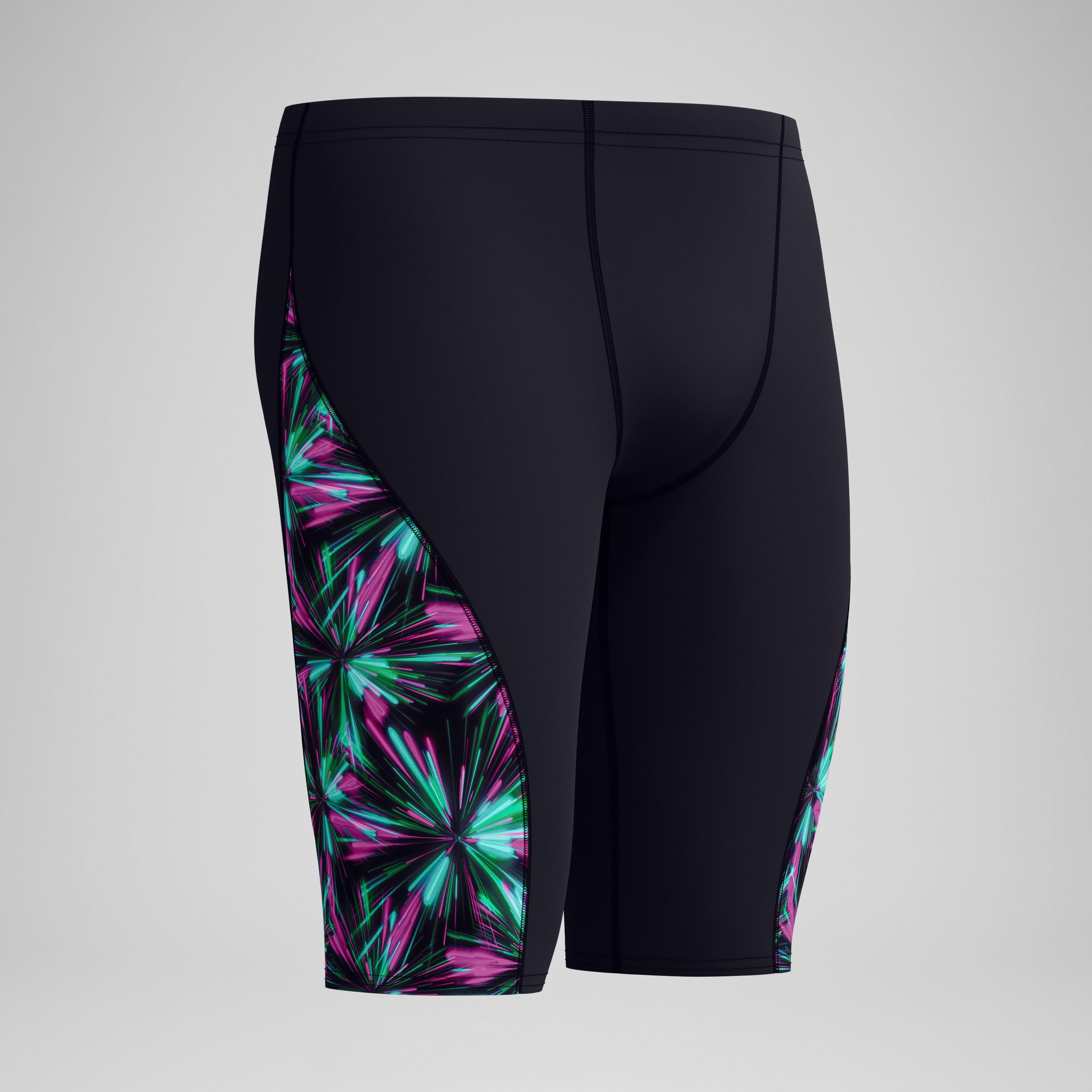 Men's Club Training Spliced Jammer Black/Green - Image 5