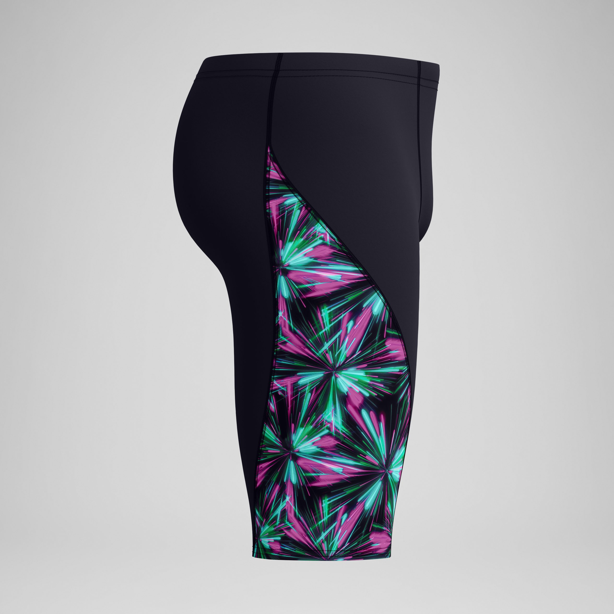 Men's Club Training Spliced Jammer Black/Green - Image 6