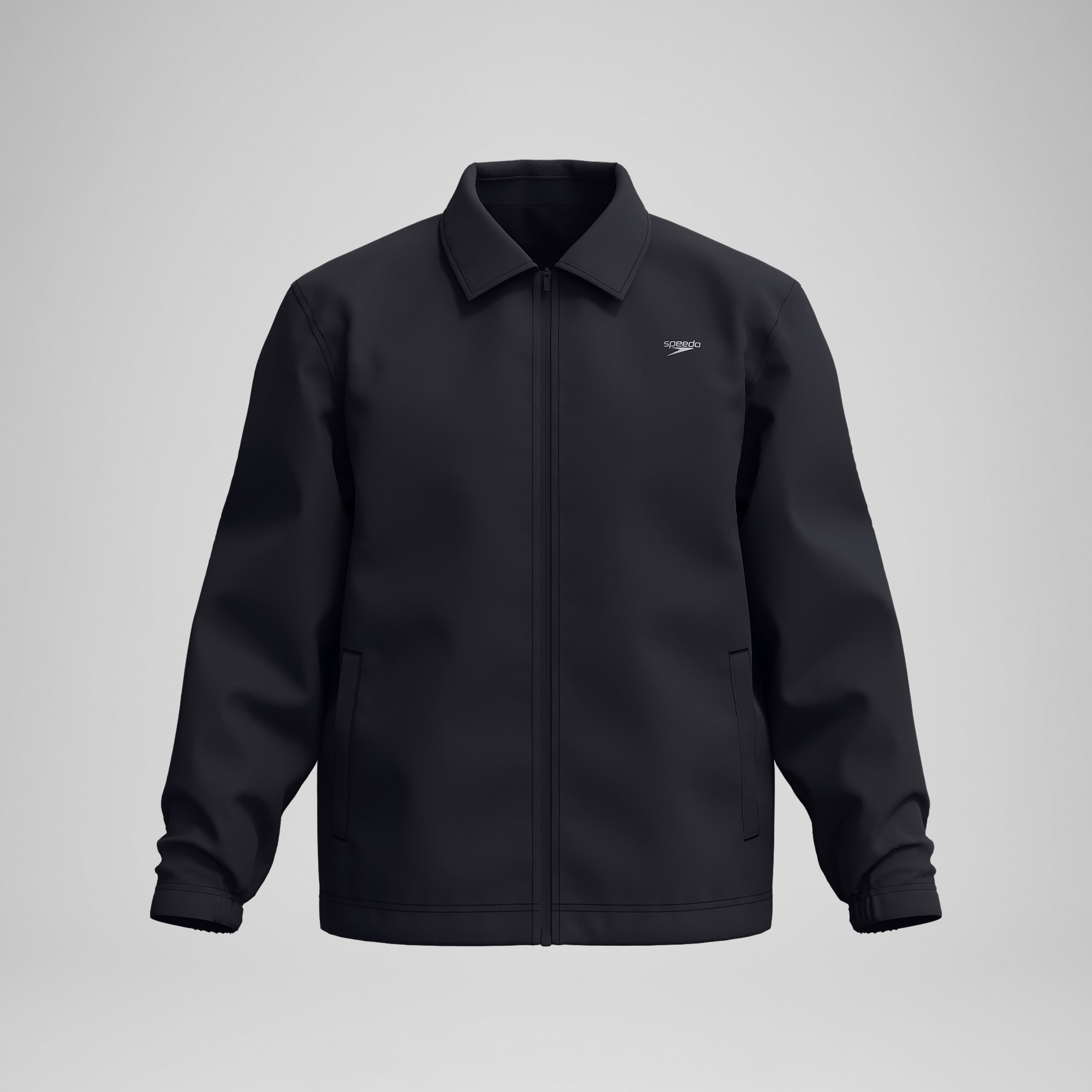Adult Woven Lightweight Jacket Black - Image 4