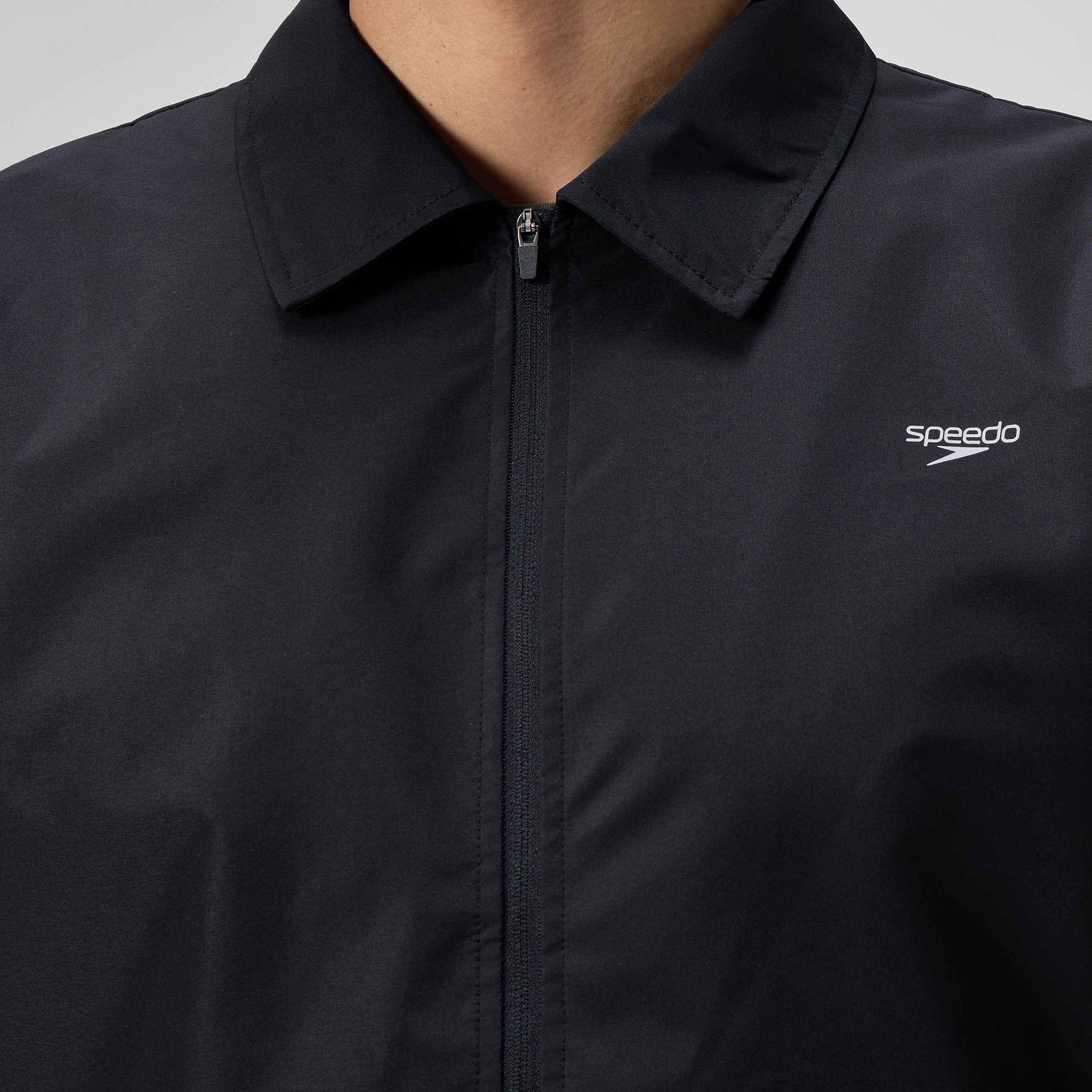 Adult Woven Lightweight Jacket Black - Image 8