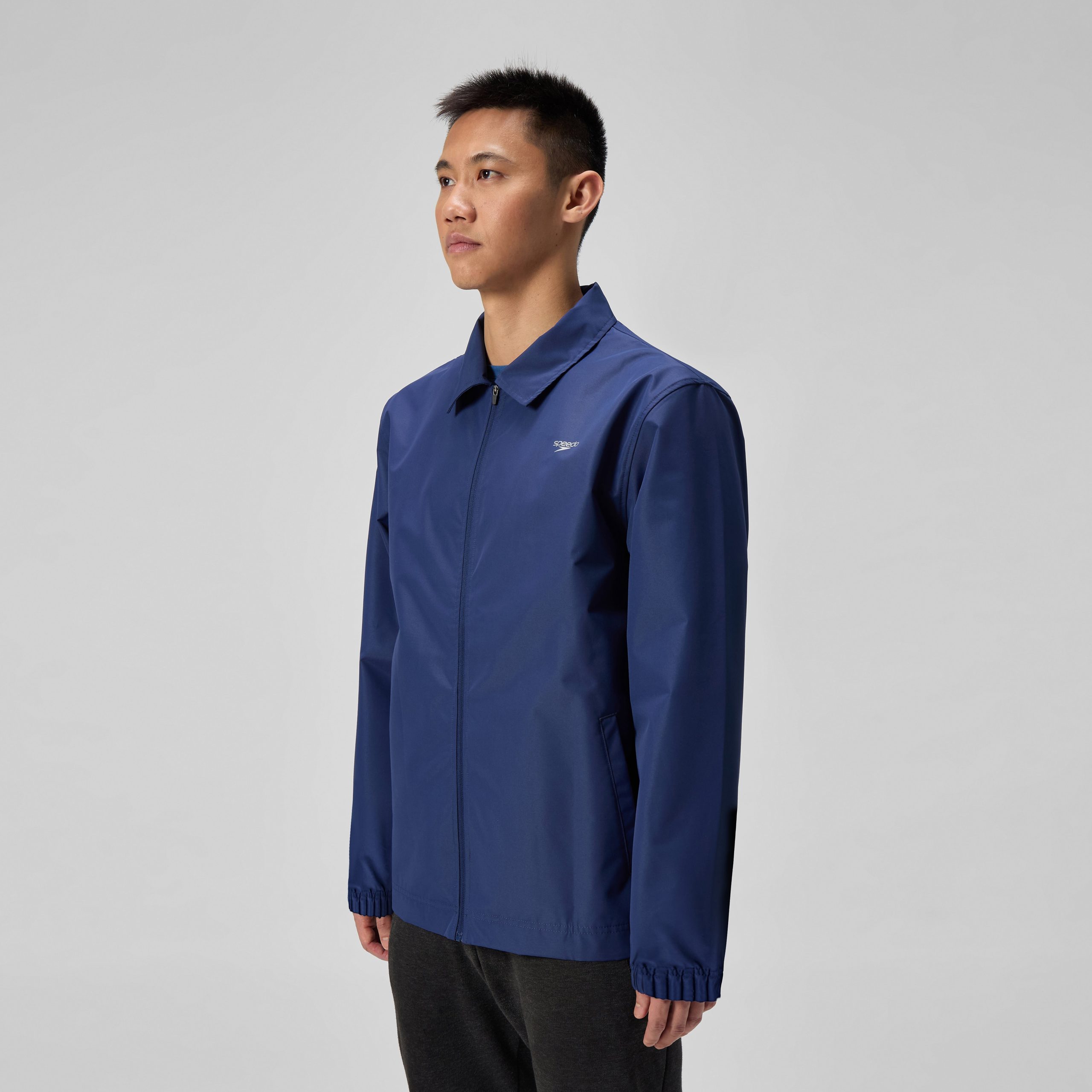 Adult Woven Lightweight Jacket Navy - Image 2