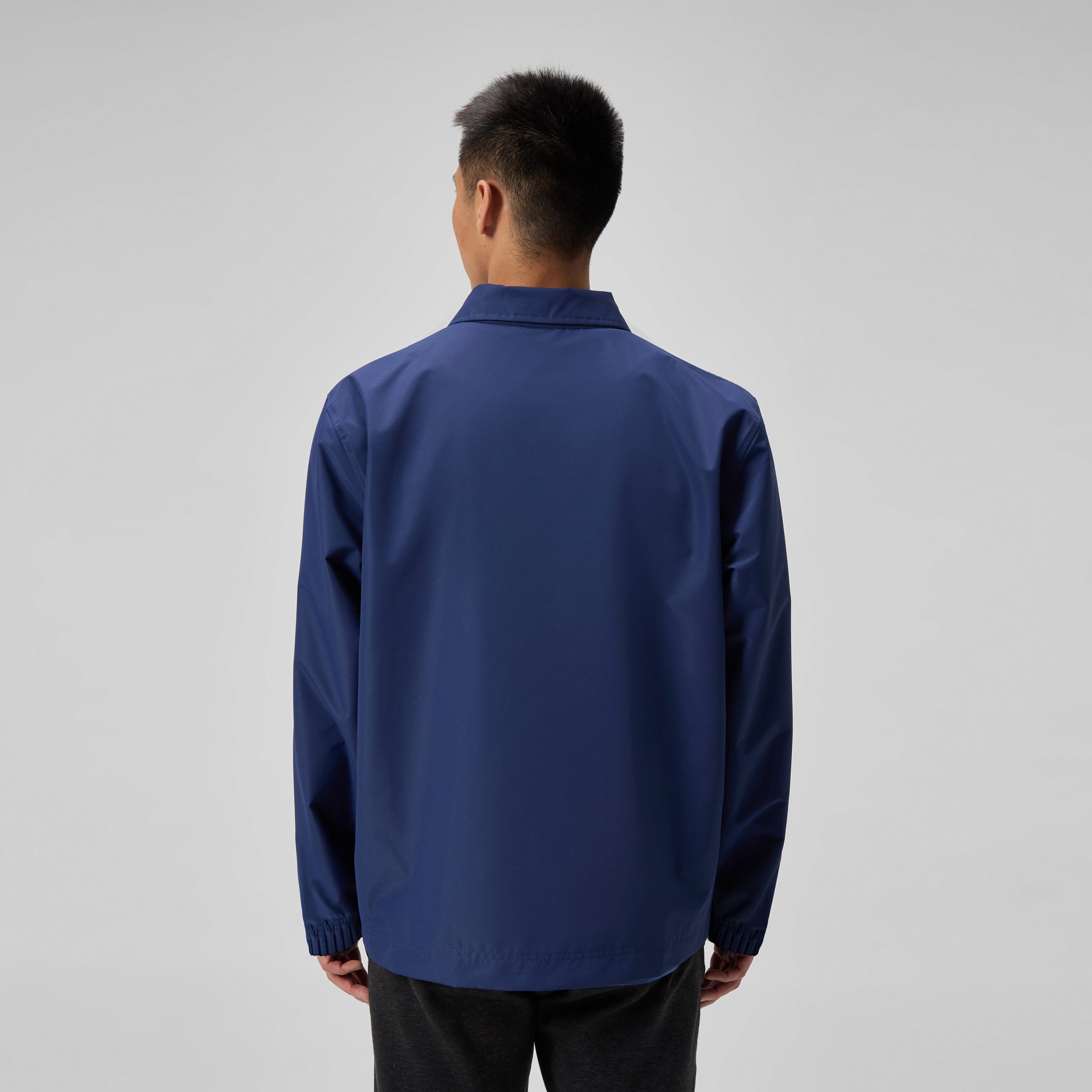 Adult Woven Lightweight Jacket Navy - Image 3