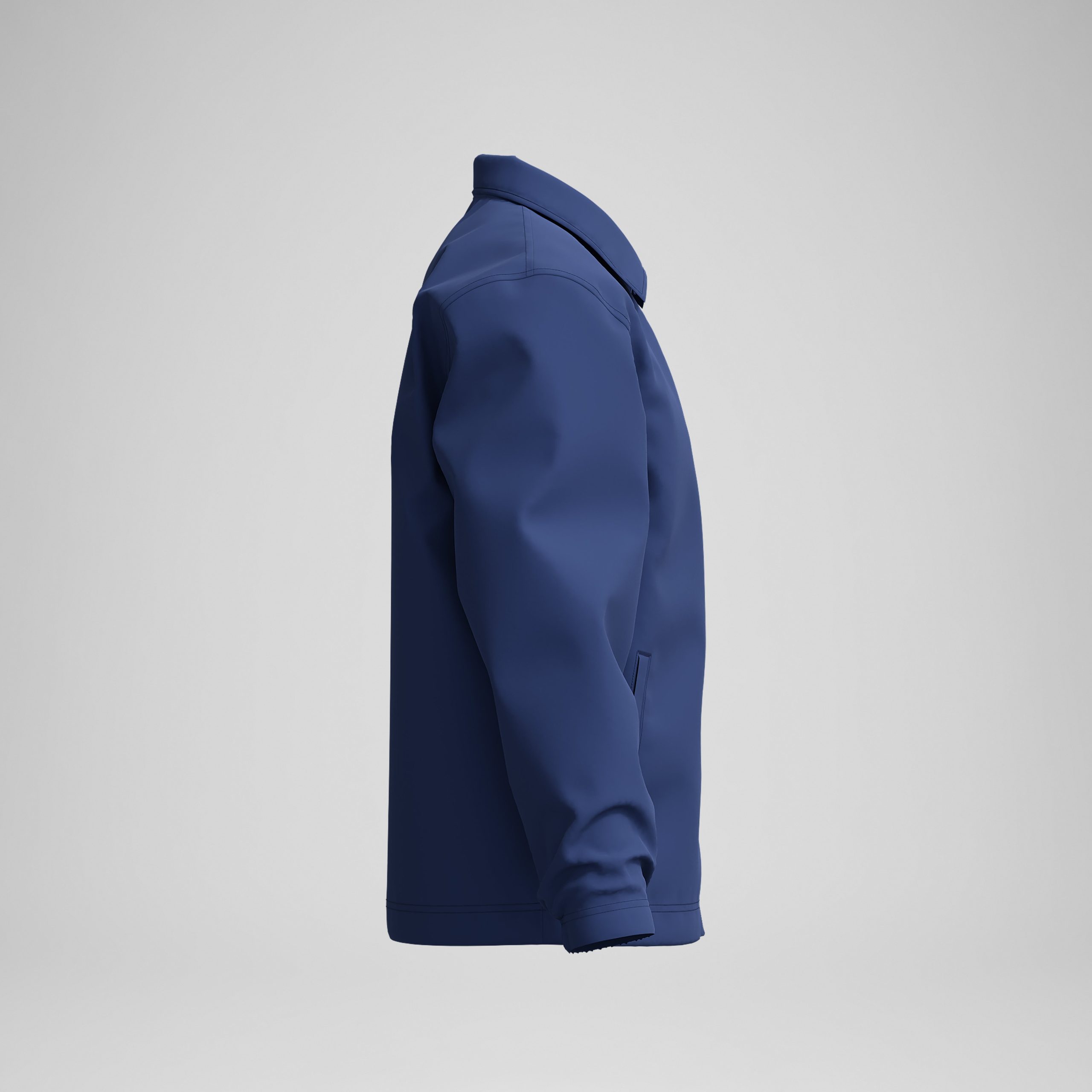 Adult Woven Lightweight Jacket Navy - Image 5