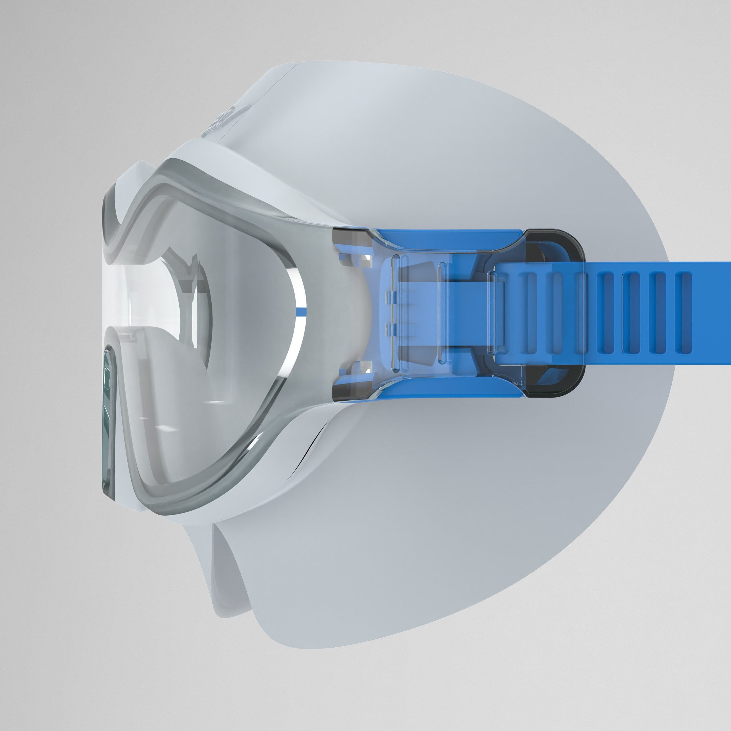 Adult Hydrosity Mask Gray/Clear - Image 3