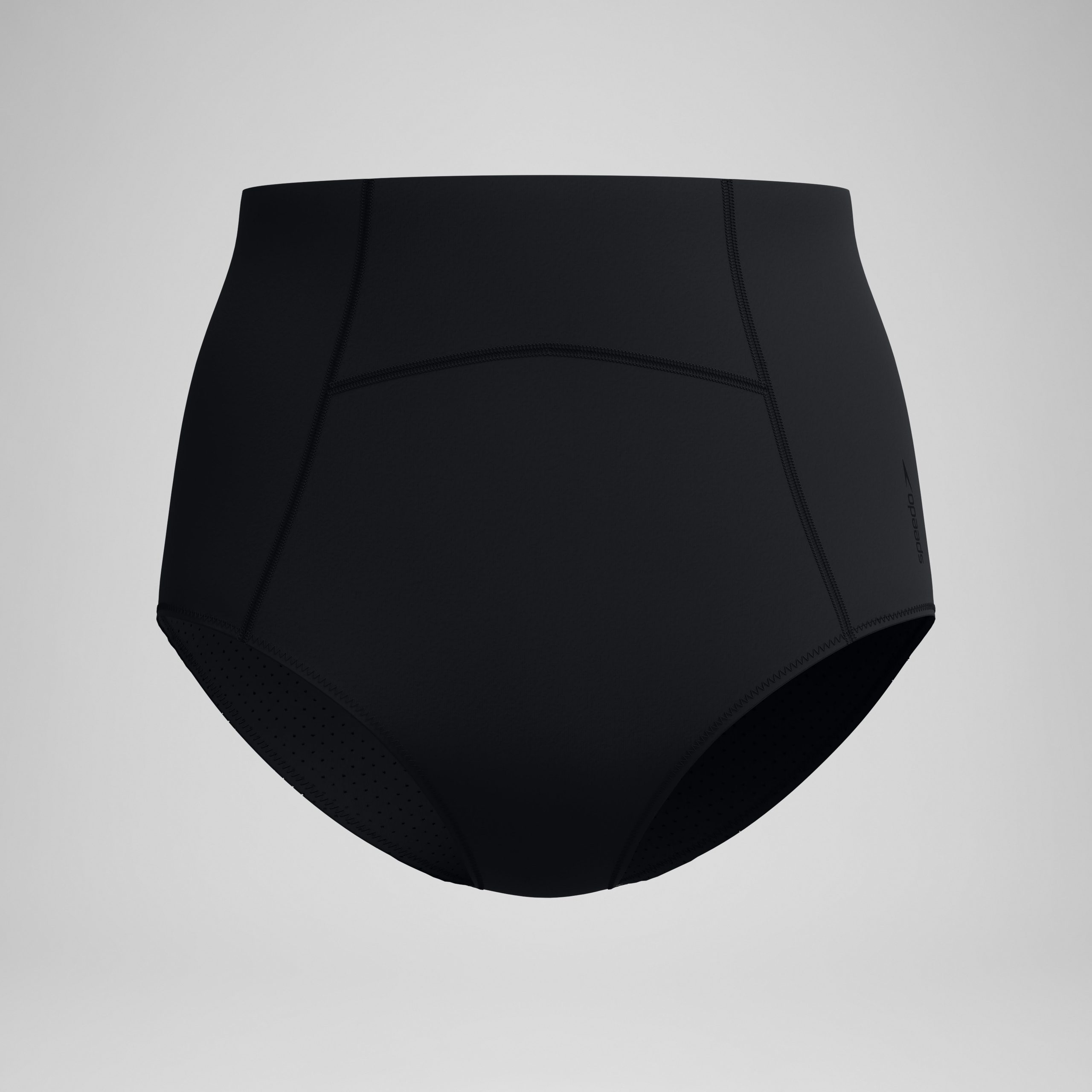 Women's Ocean Flex Boyleg Bottom Black - Image 4