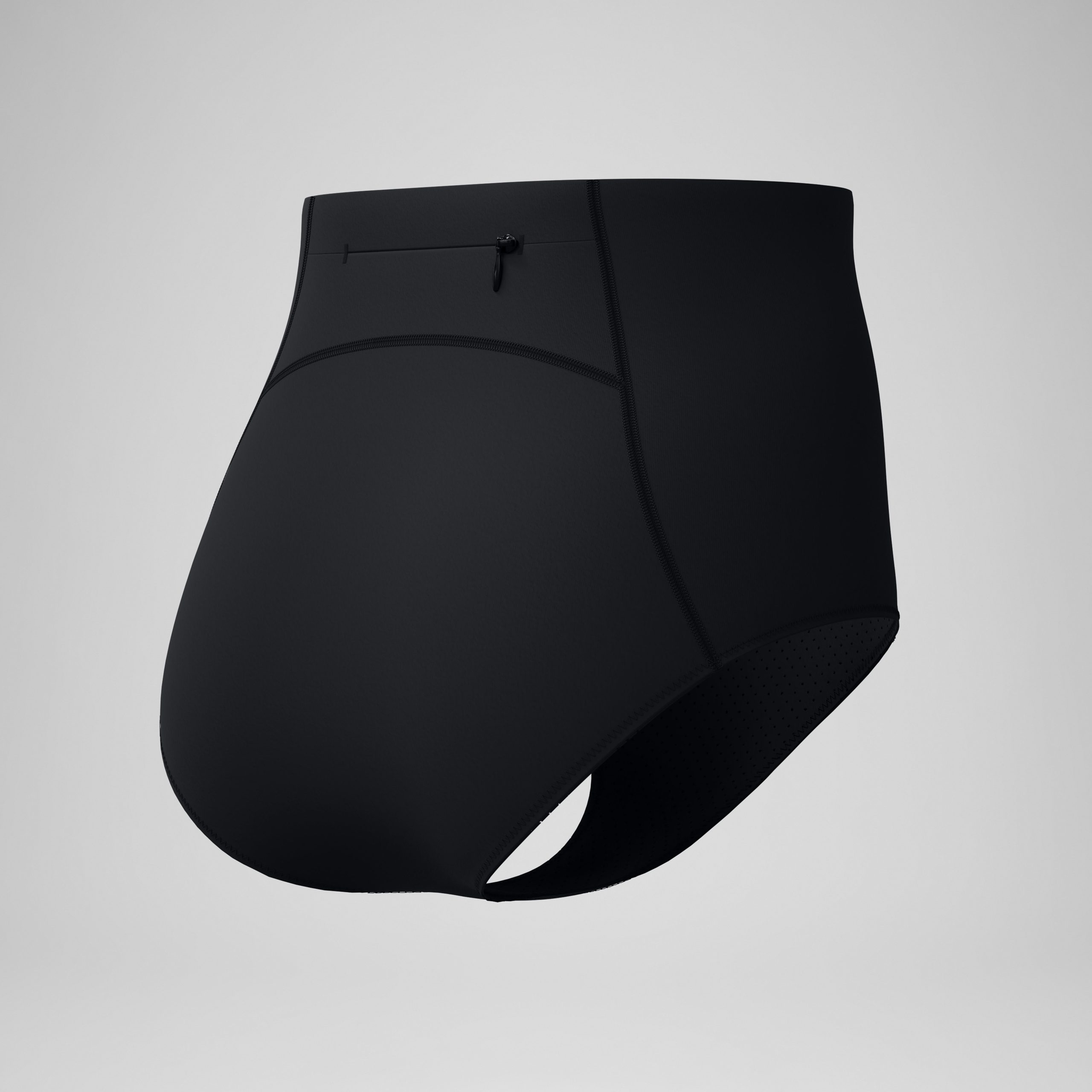 Women's Ocean Flex Boyleg Bottom Black - Image 7
