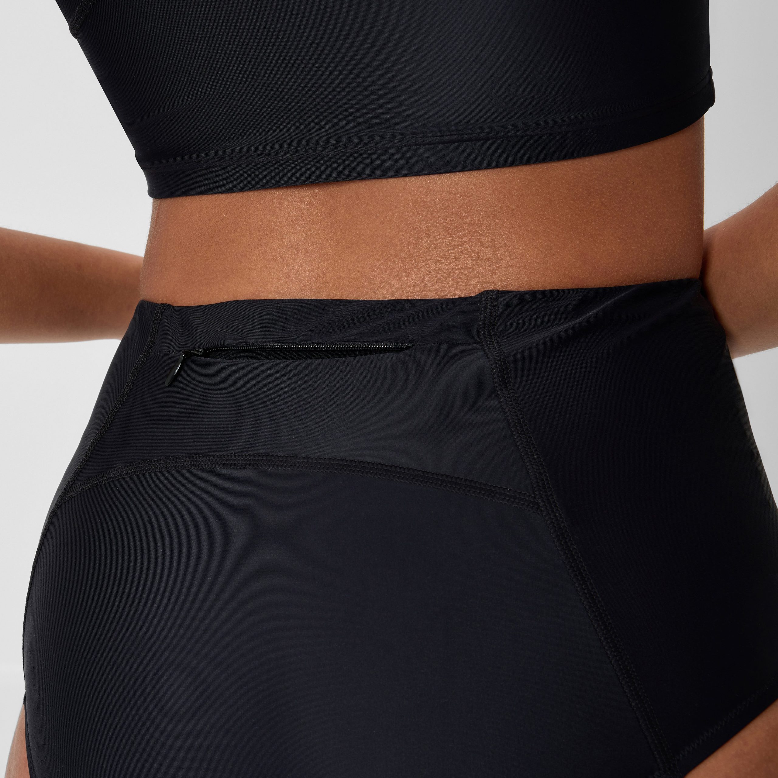 Women's Ocean Flex Boyleg Bottom Black - Image 8