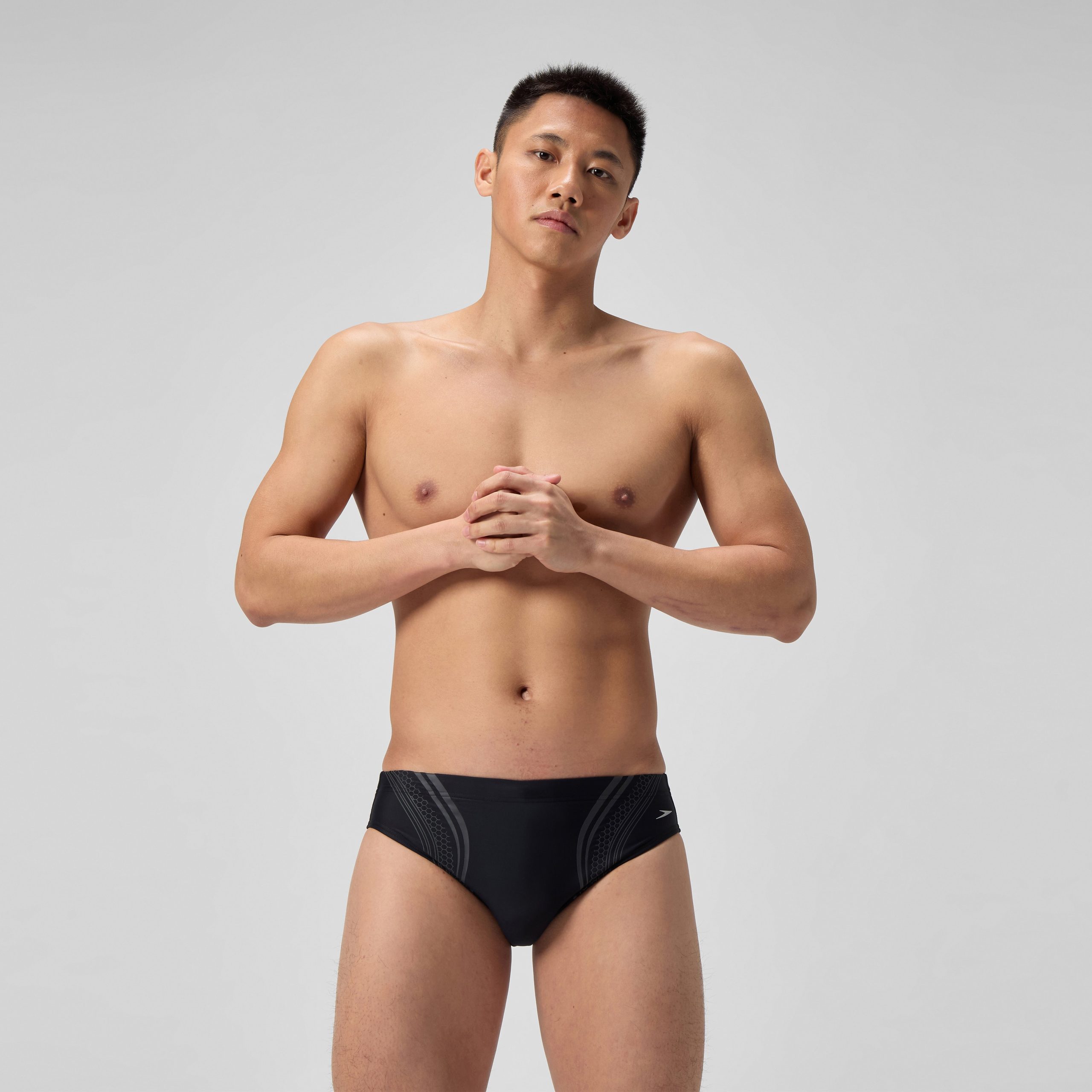 Men's Printed Vanquisher Movement Brief Black - Image 2