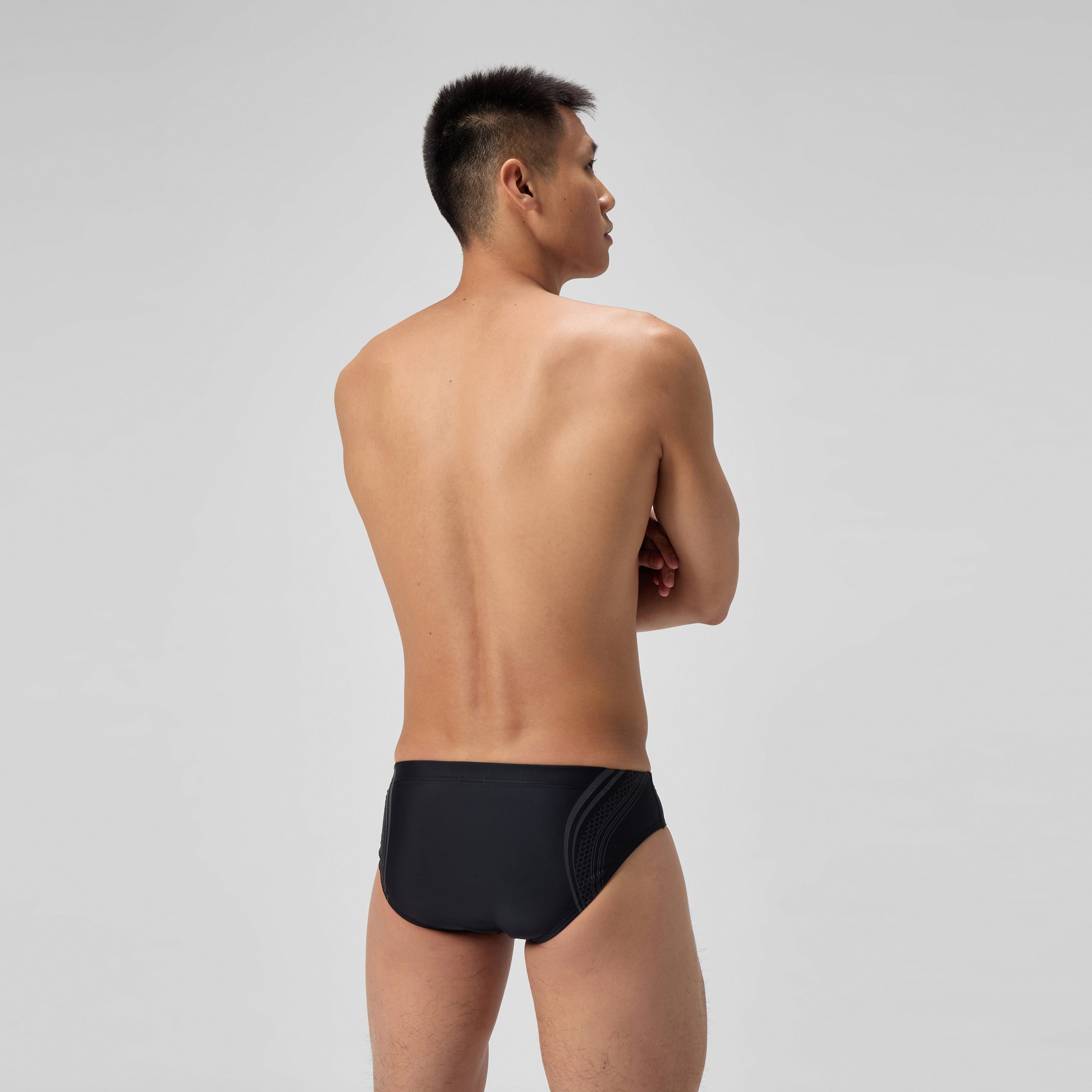 Men's Printed Vanquisher Movement Brief Black - Image 4