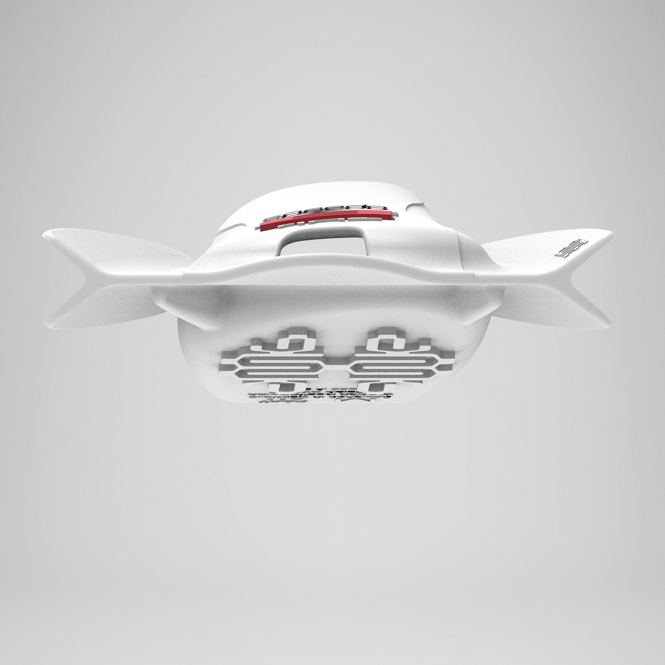 Speedo DMC Elite Fin White/Red - Image 2