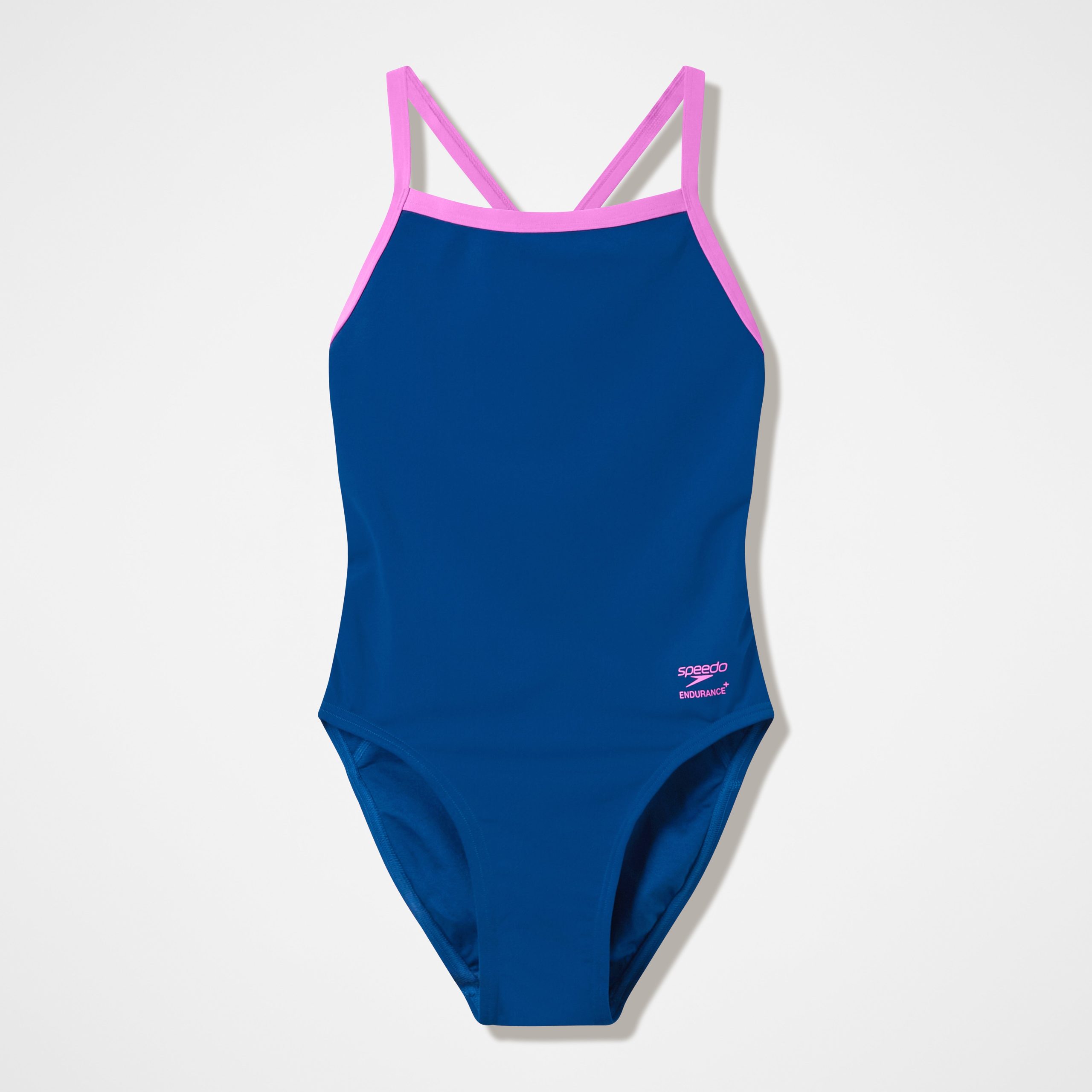 Women's Club Training Turnback One Piece Blue/Pink - Image 4