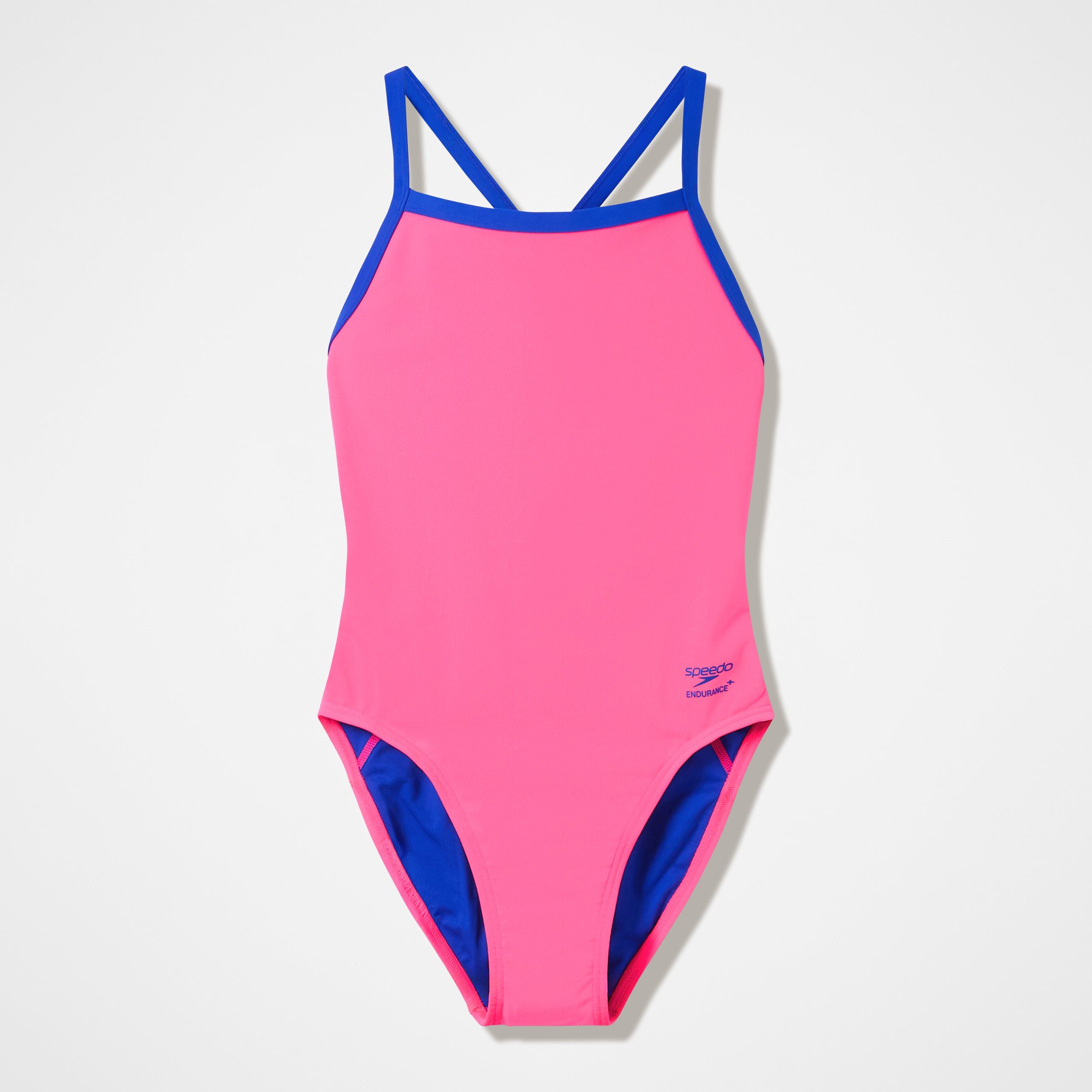 Women's Club Training Turnback One Piece Pink/Blue - Image 4