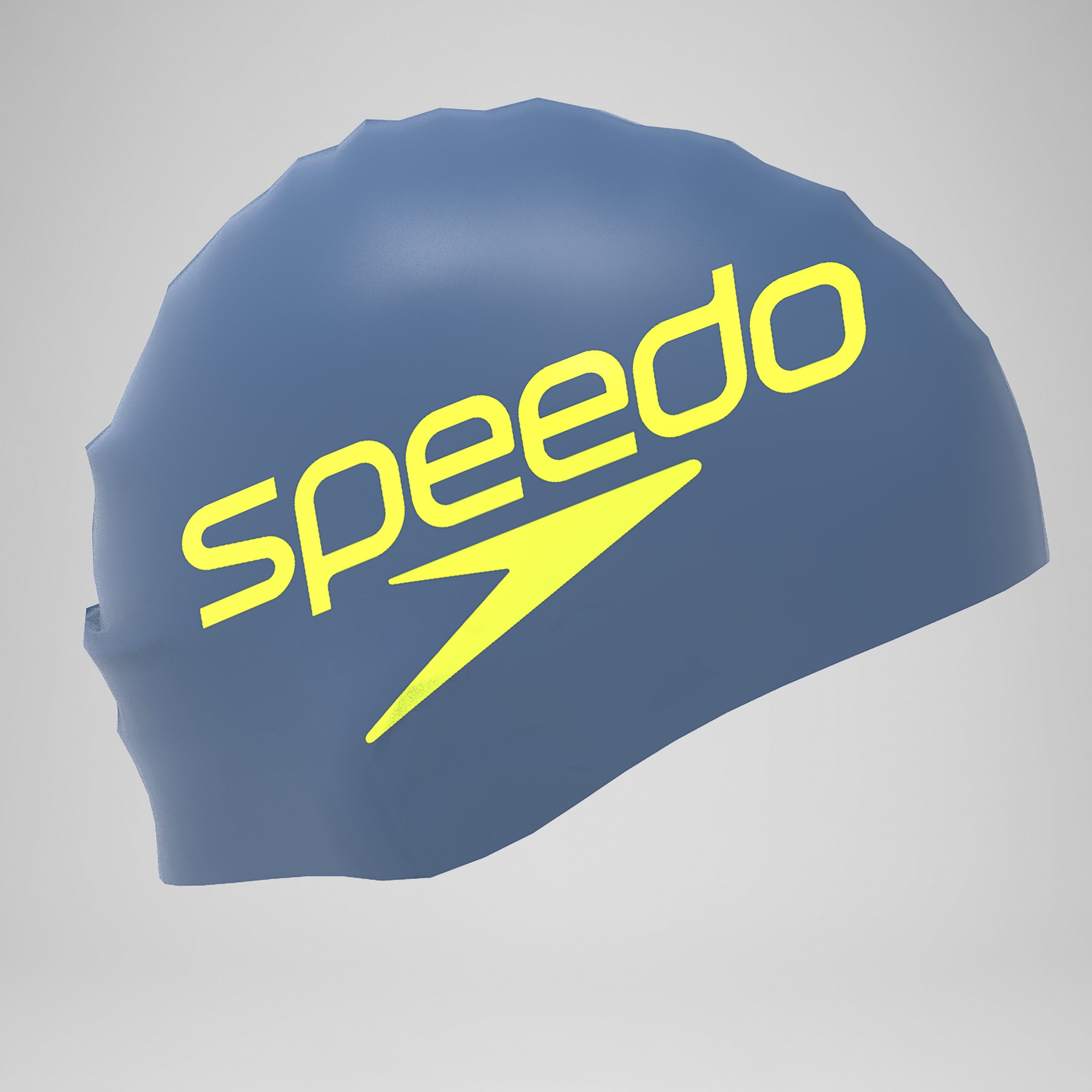 Adult Silicone Cap Blue/Yellow - Image 2