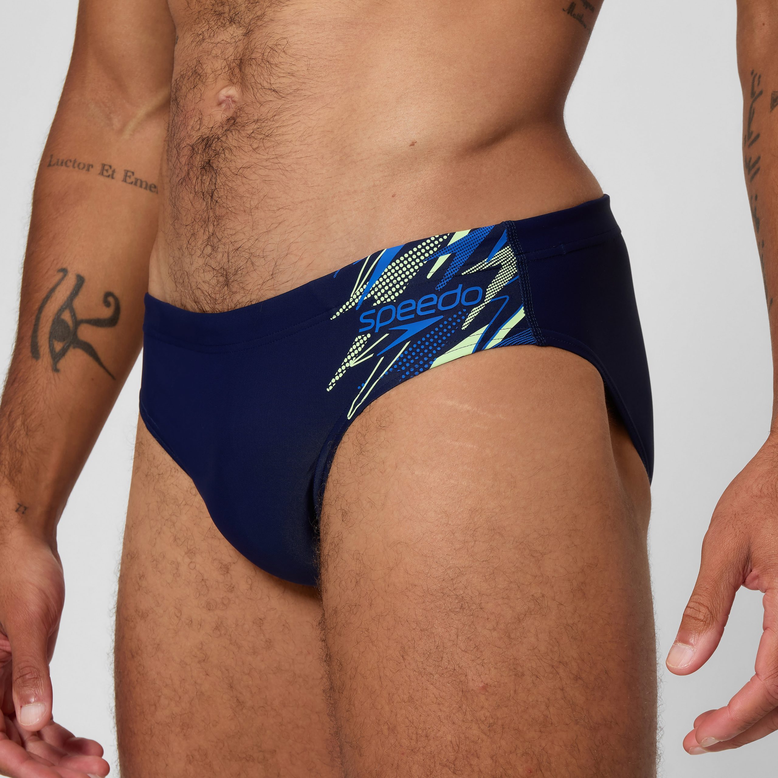 Men's Medley Logo Brief Navy/Blue - Image 8