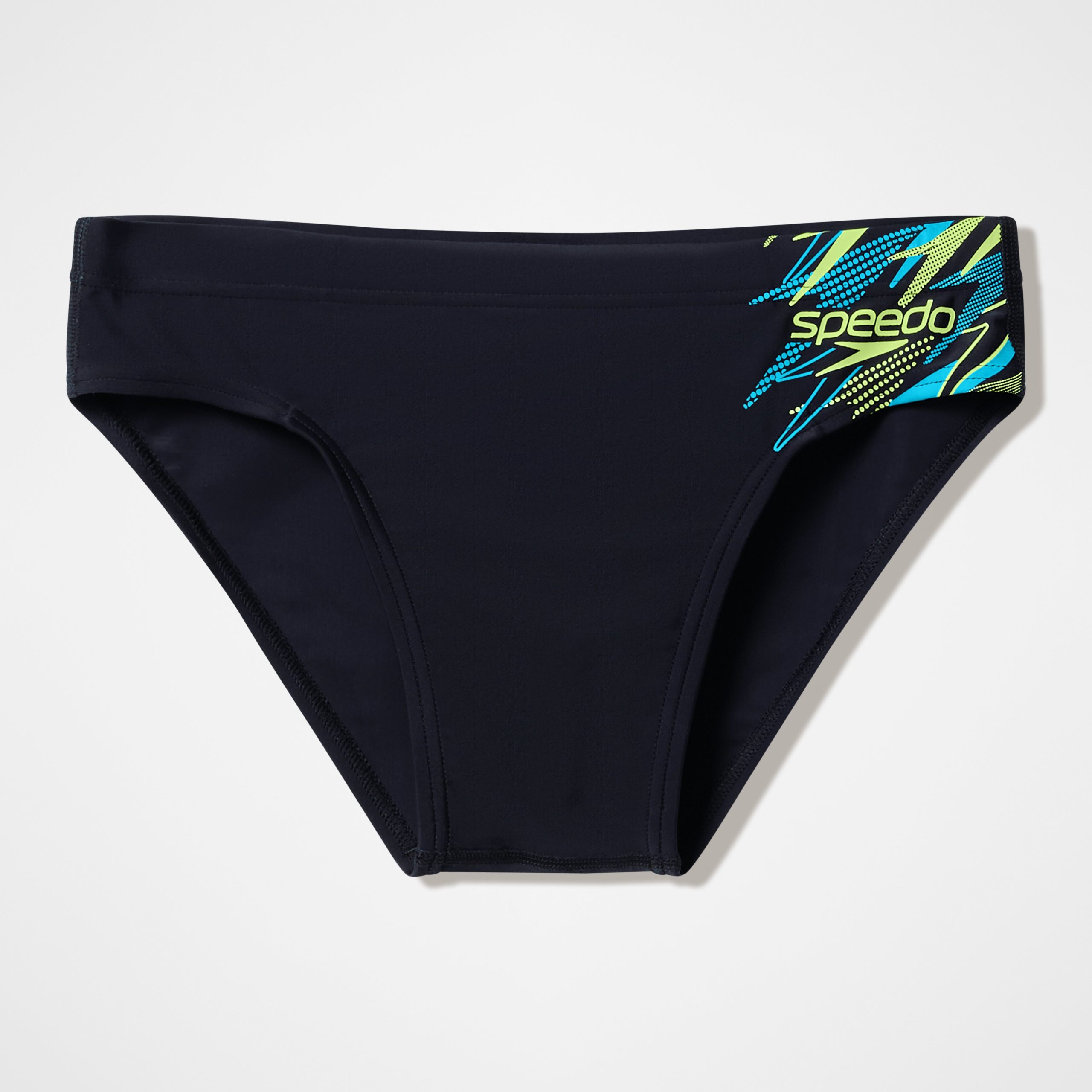 Men's Medley Logo Brief Black/Green - Image 4