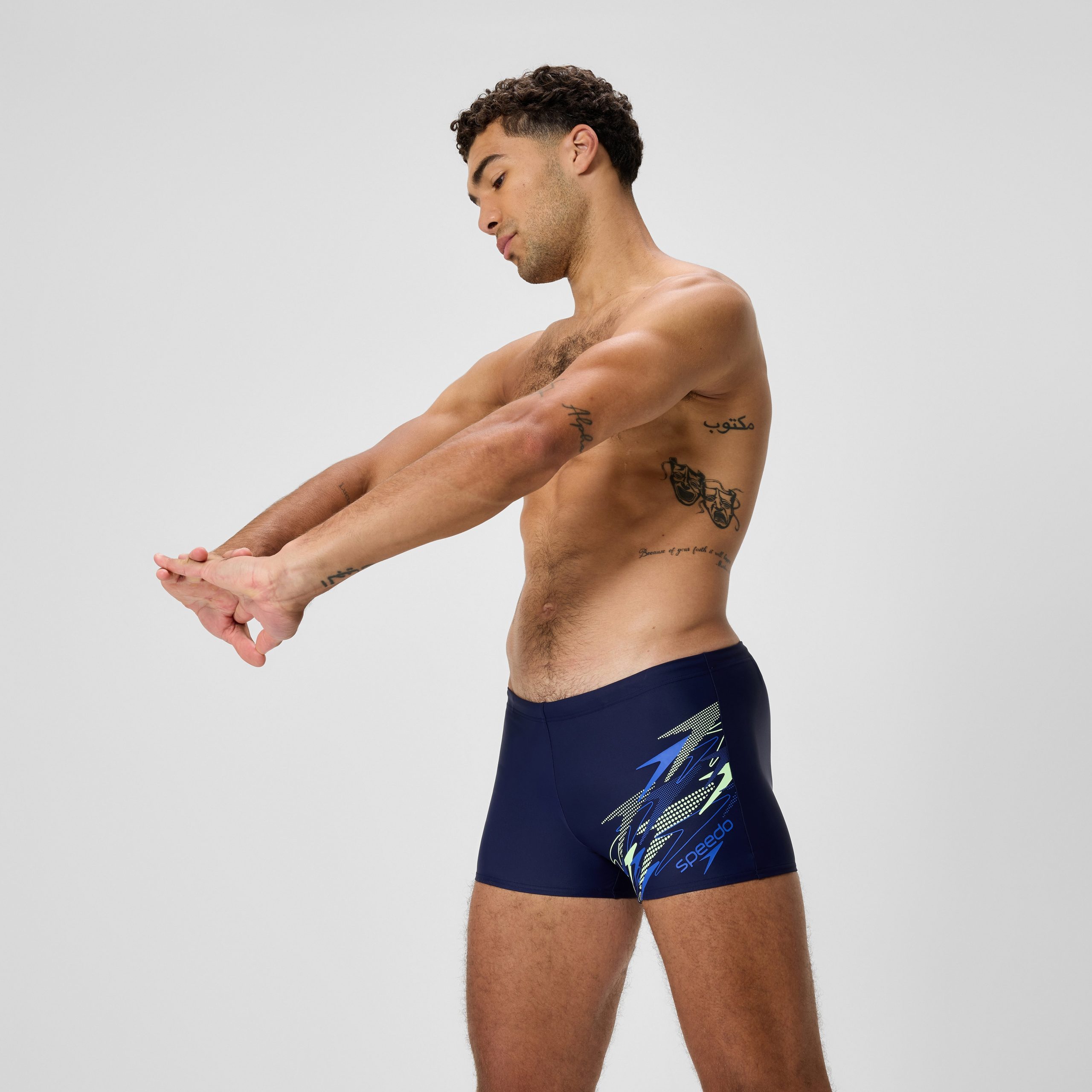 Men's Medley Logo Square Leg Navy/Blue - Image 2