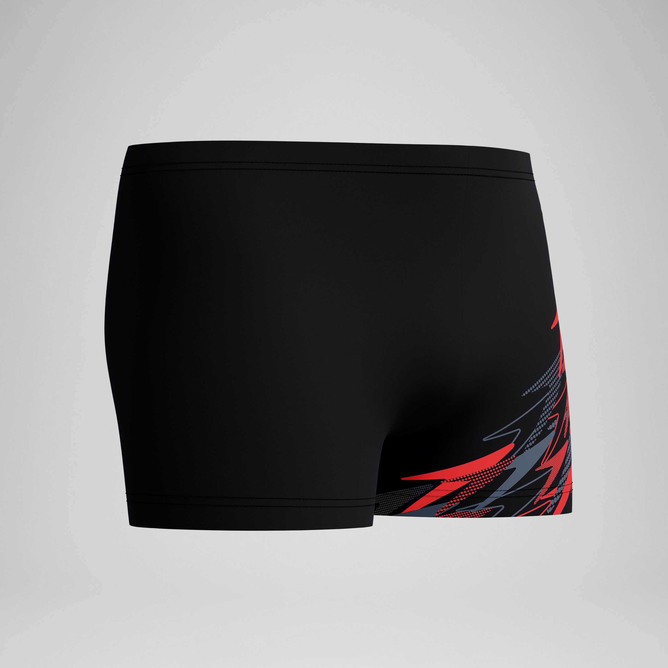Men's Medley Logo Square Leg Black/Red - Image 5