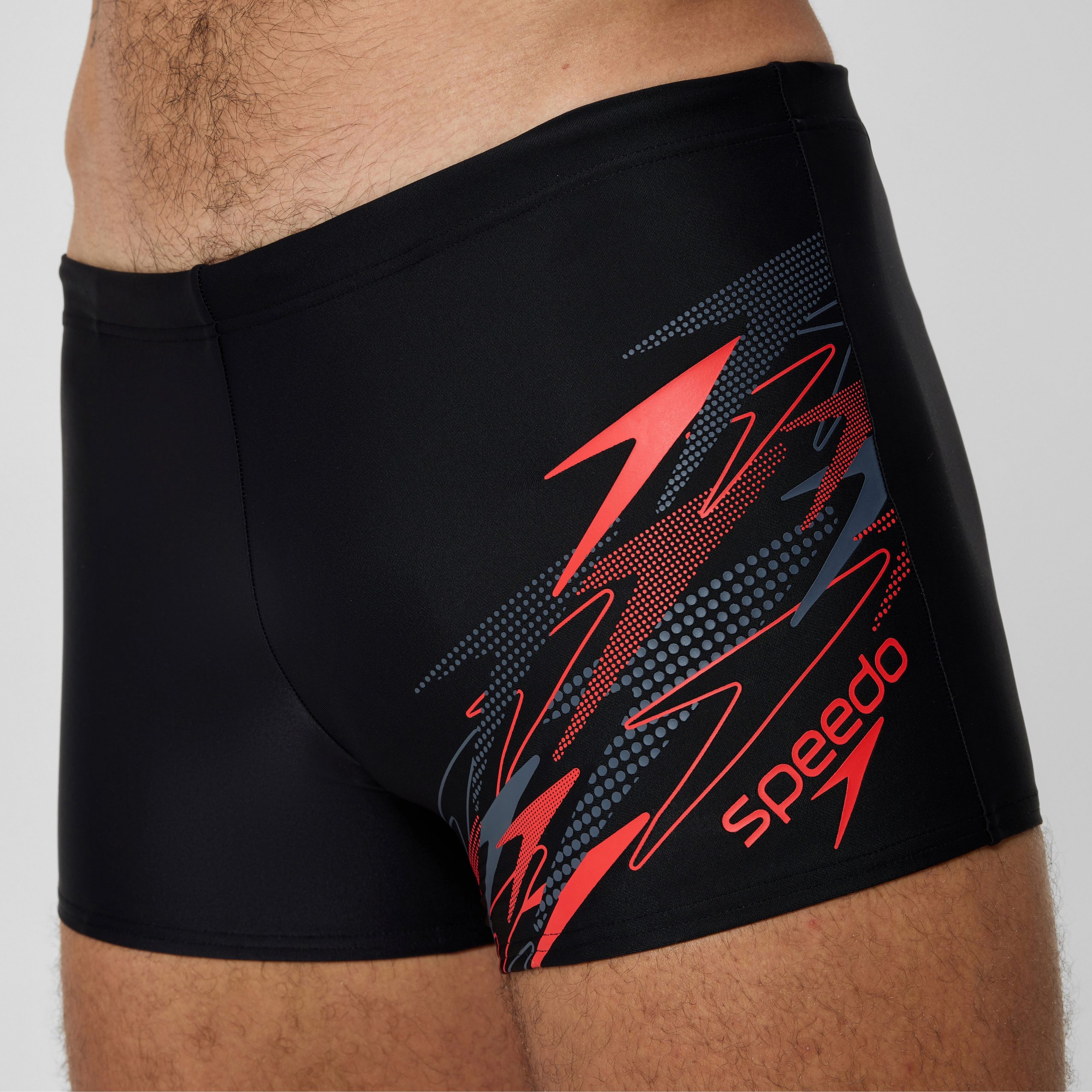 Men's Medley Logo Square Leg Black/Red - Image 8