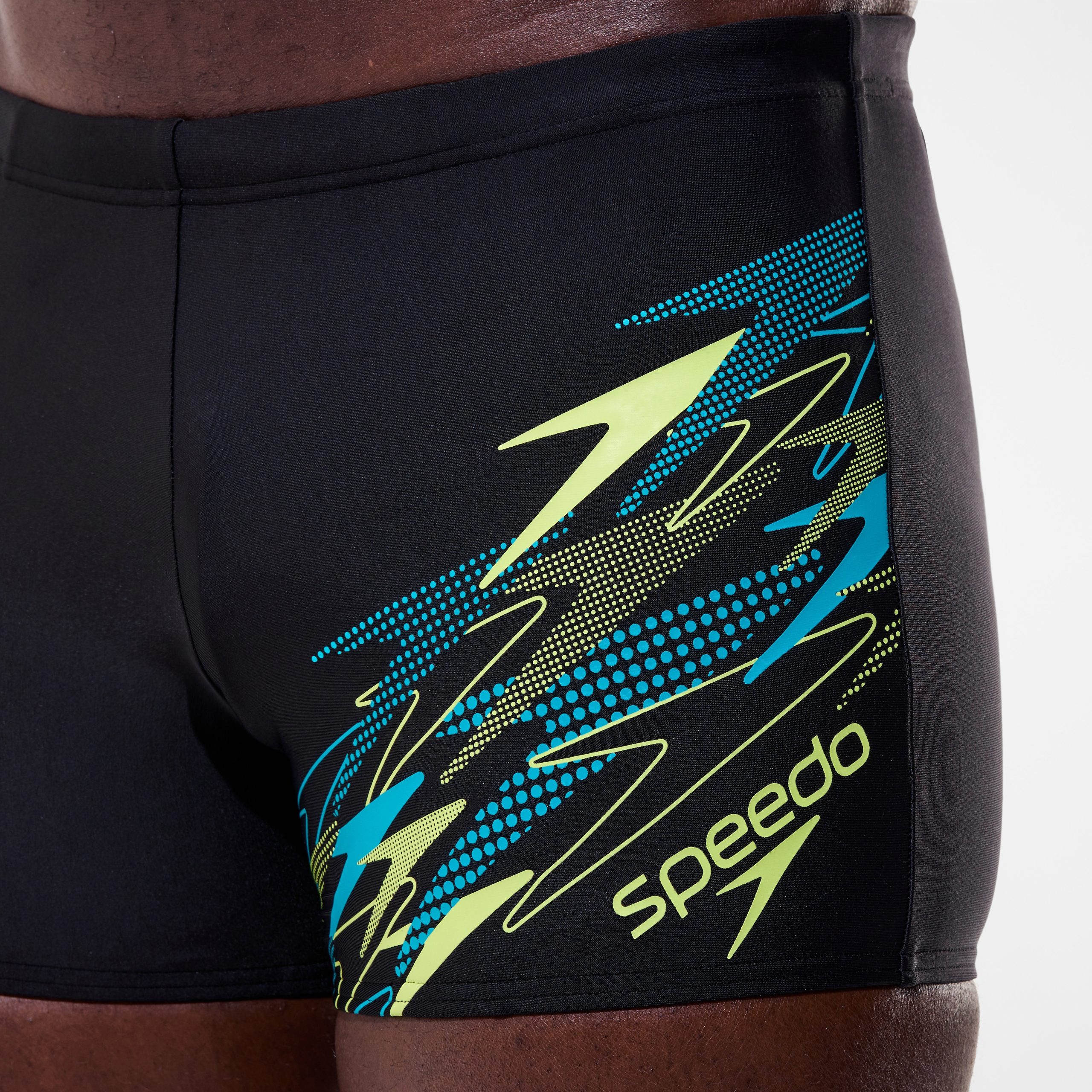 Men's Logo Aquashorts Black/Green - Image 8