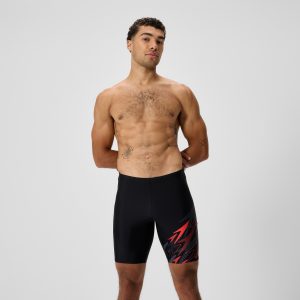 Men's Medley Logo Jammer Black/Red