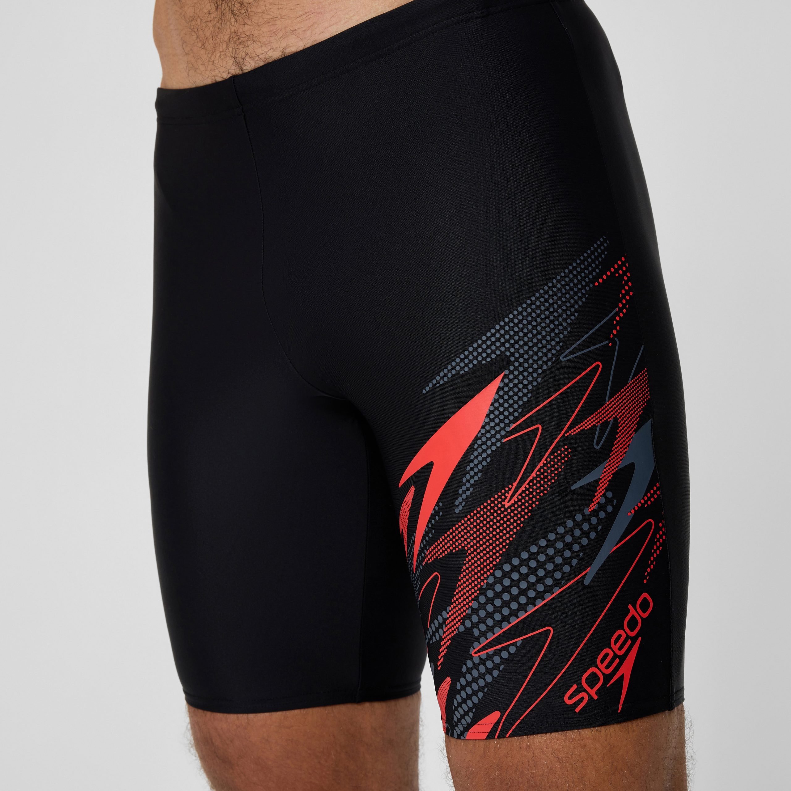 Men's Medley Logo Jammer Black/Red - Image 7