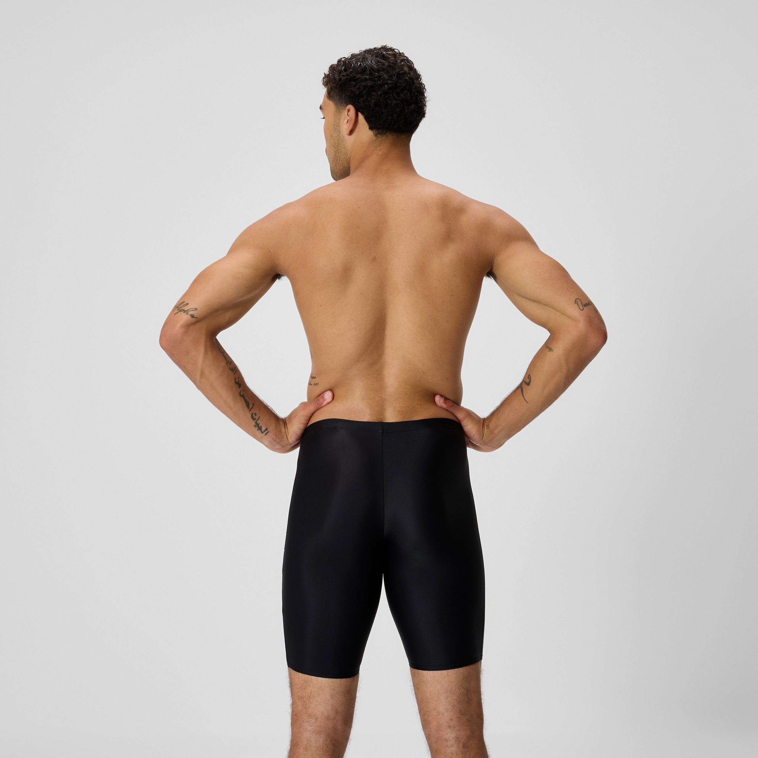 Men's Medley Logo Jammer Gray/Black - Image 3