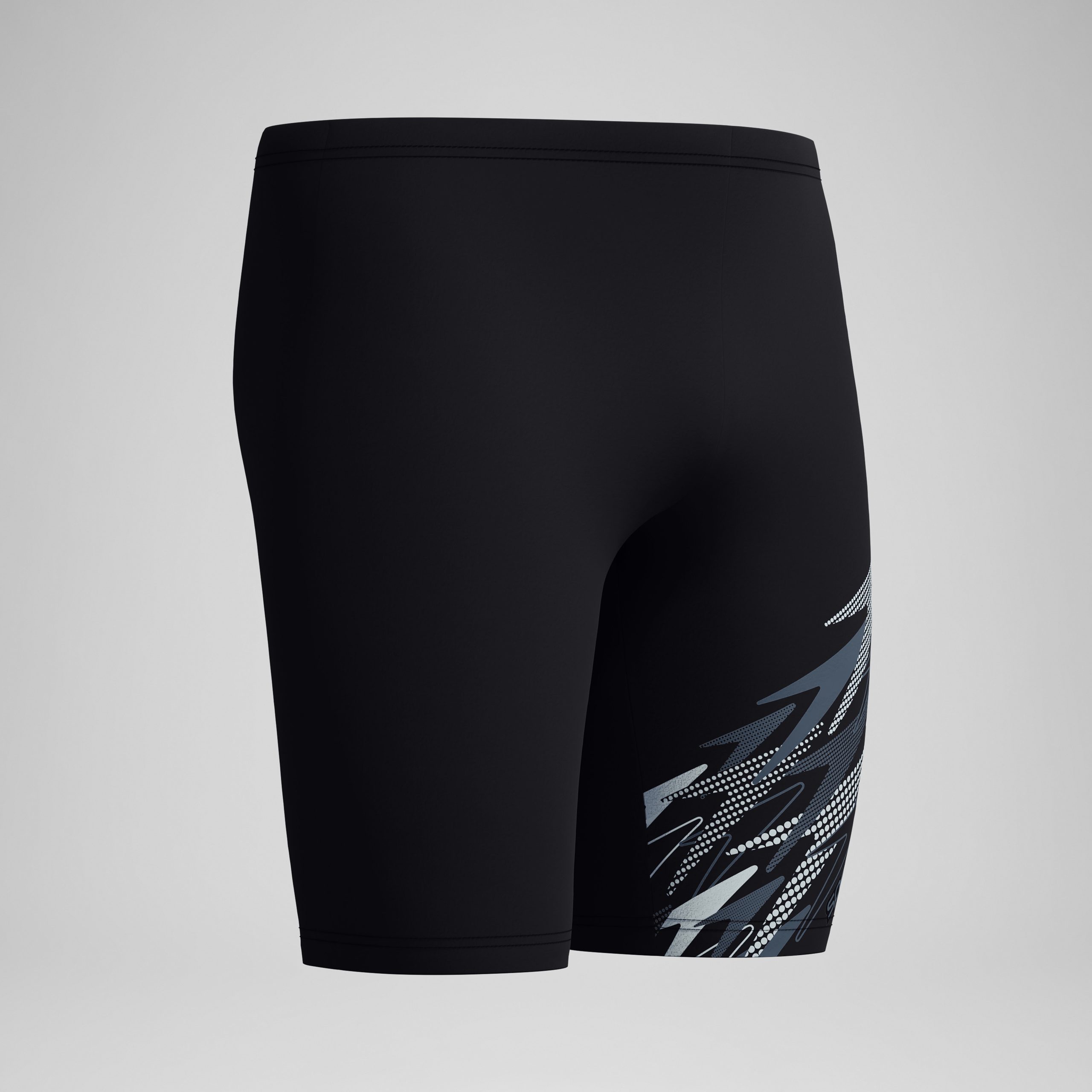Men's Medley Logo Jammer Gray/Black - Image 5