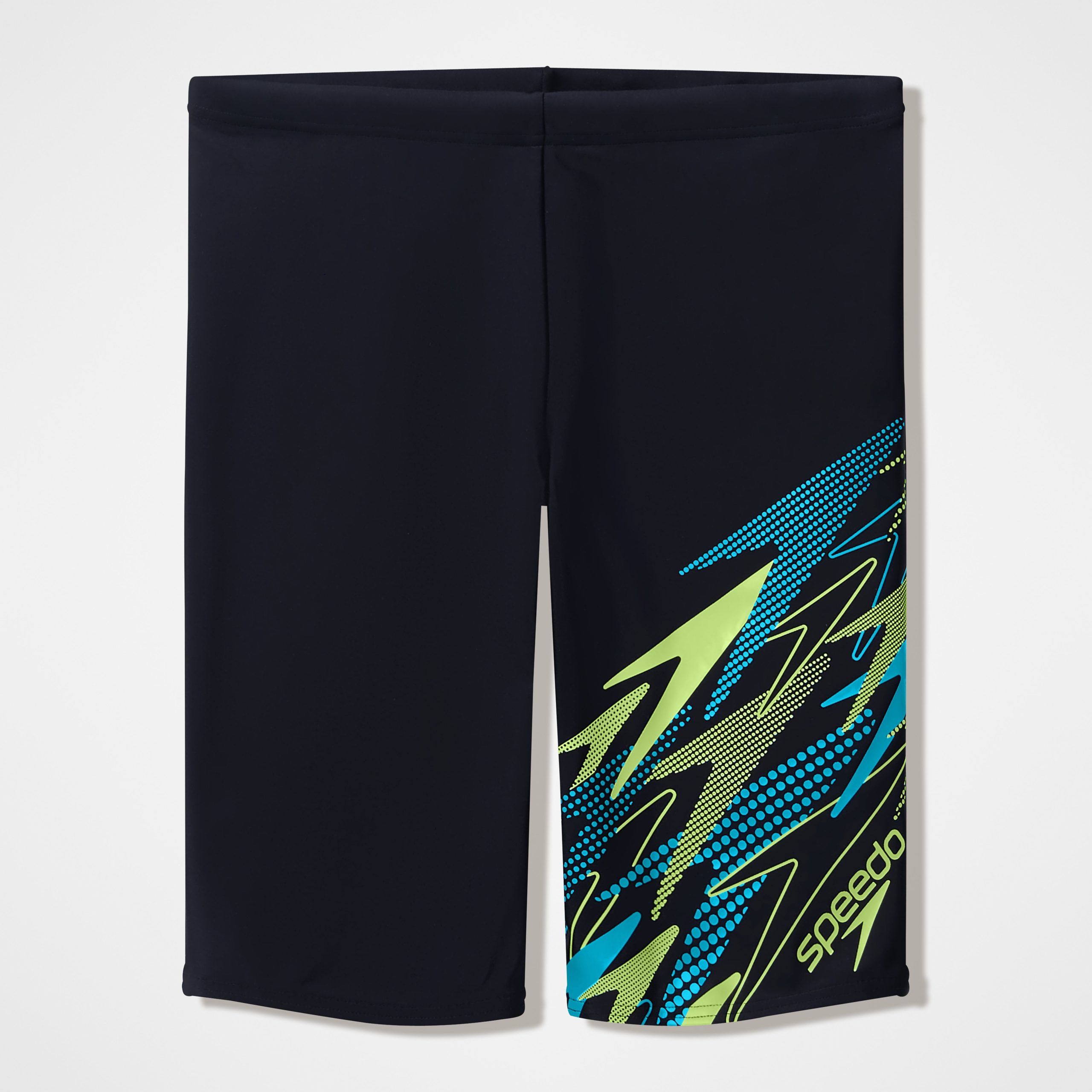 Men's Medley Logo Jammer Black/Green - Image 4