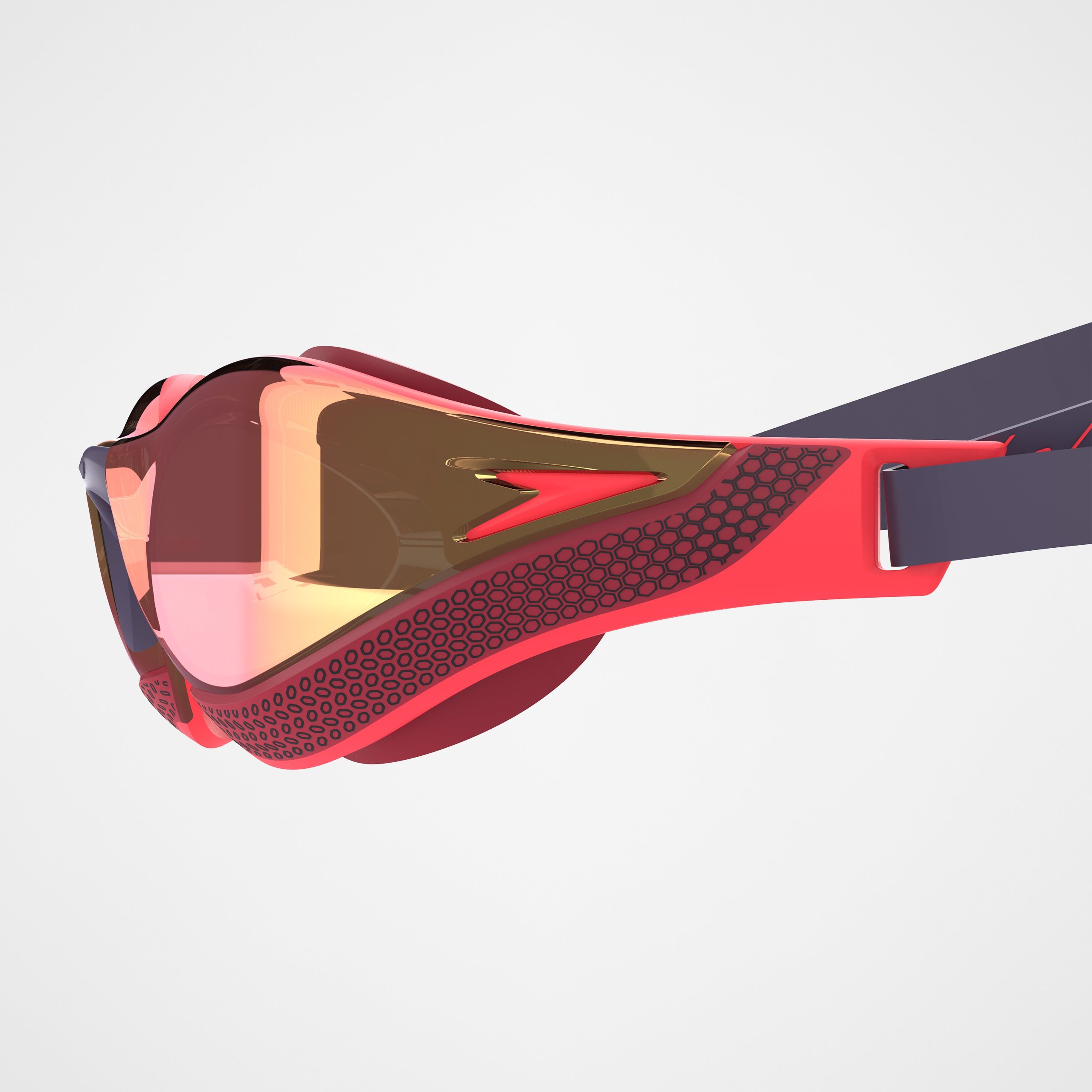Adult Fastskin Pure Focus Mirror Goggles Red - Image 4