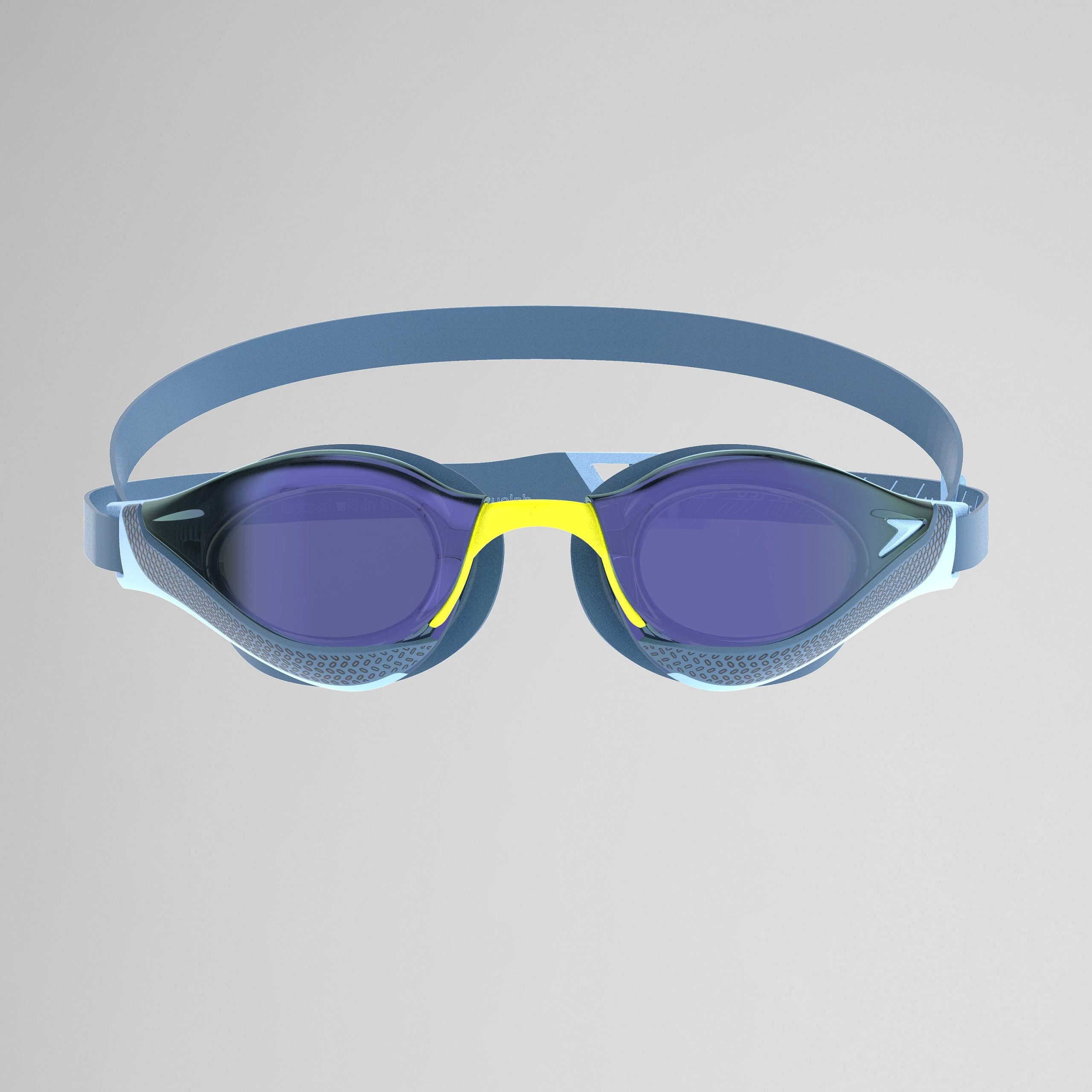 Adult Fastskin Pure Focus Mirror Goggles Blue/Grey - Image 2