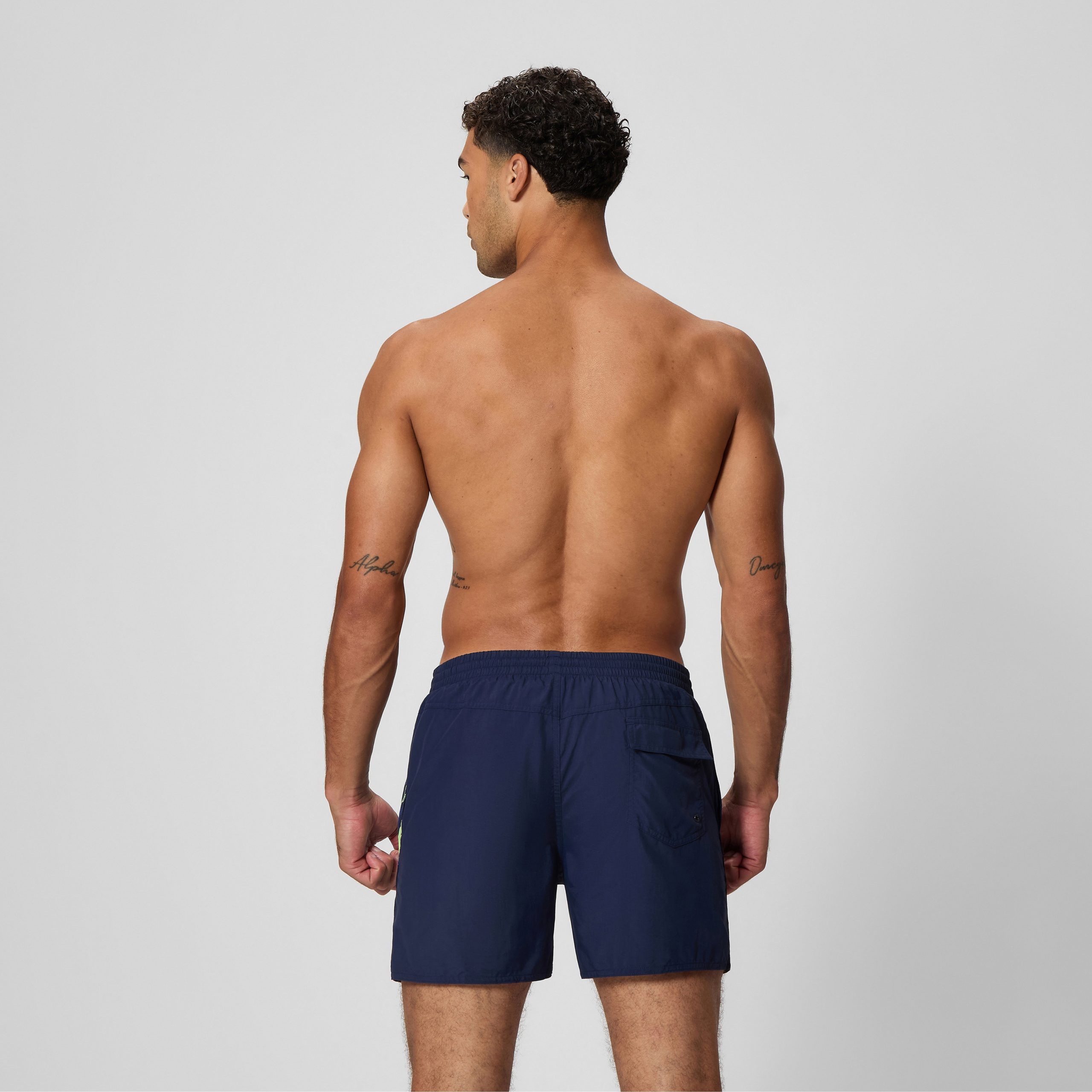 Men's Medley Logo Swim Shorts Navy/Blue - Image 3