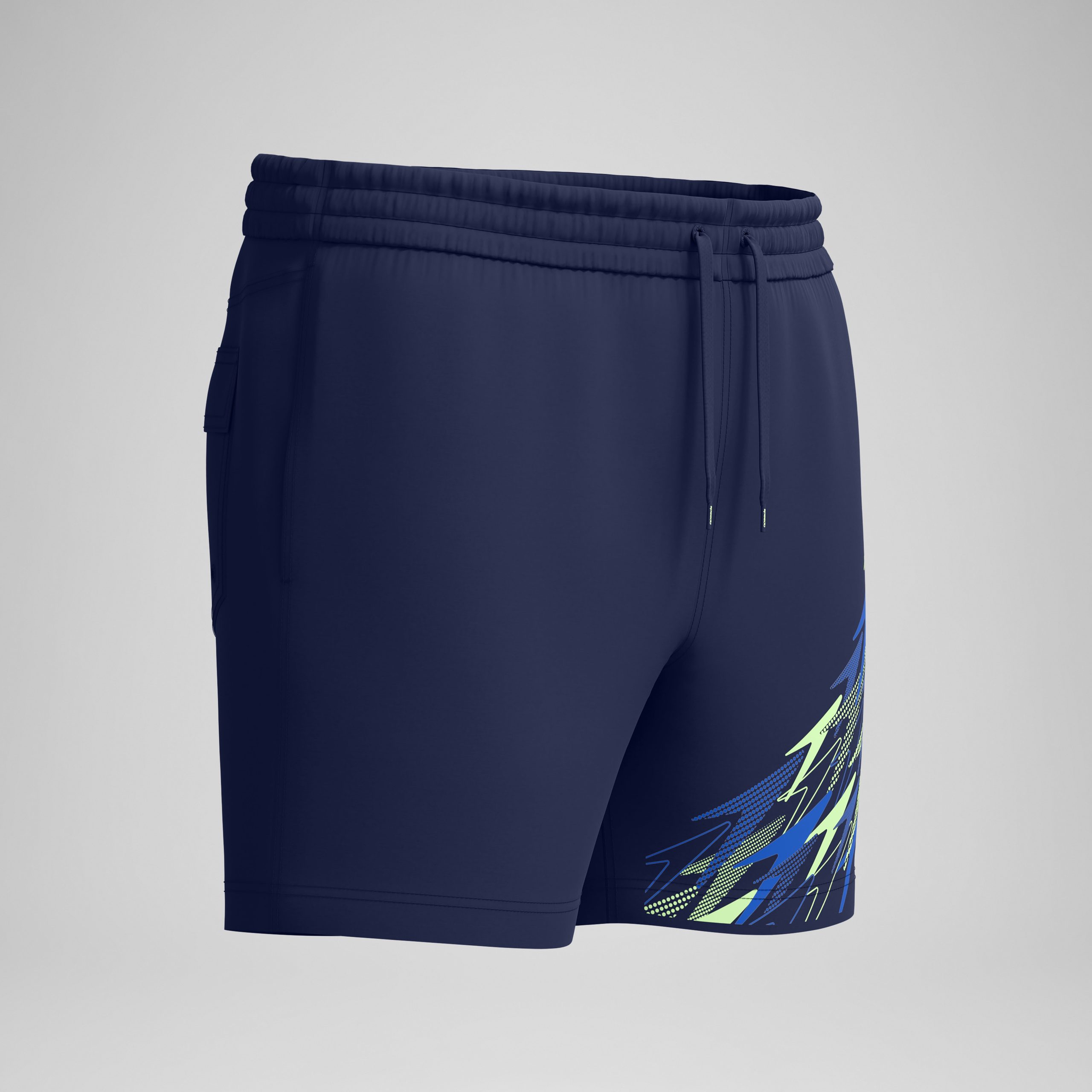 Men's Medley Logo Swim Shorts Navy/Blue - Image 5