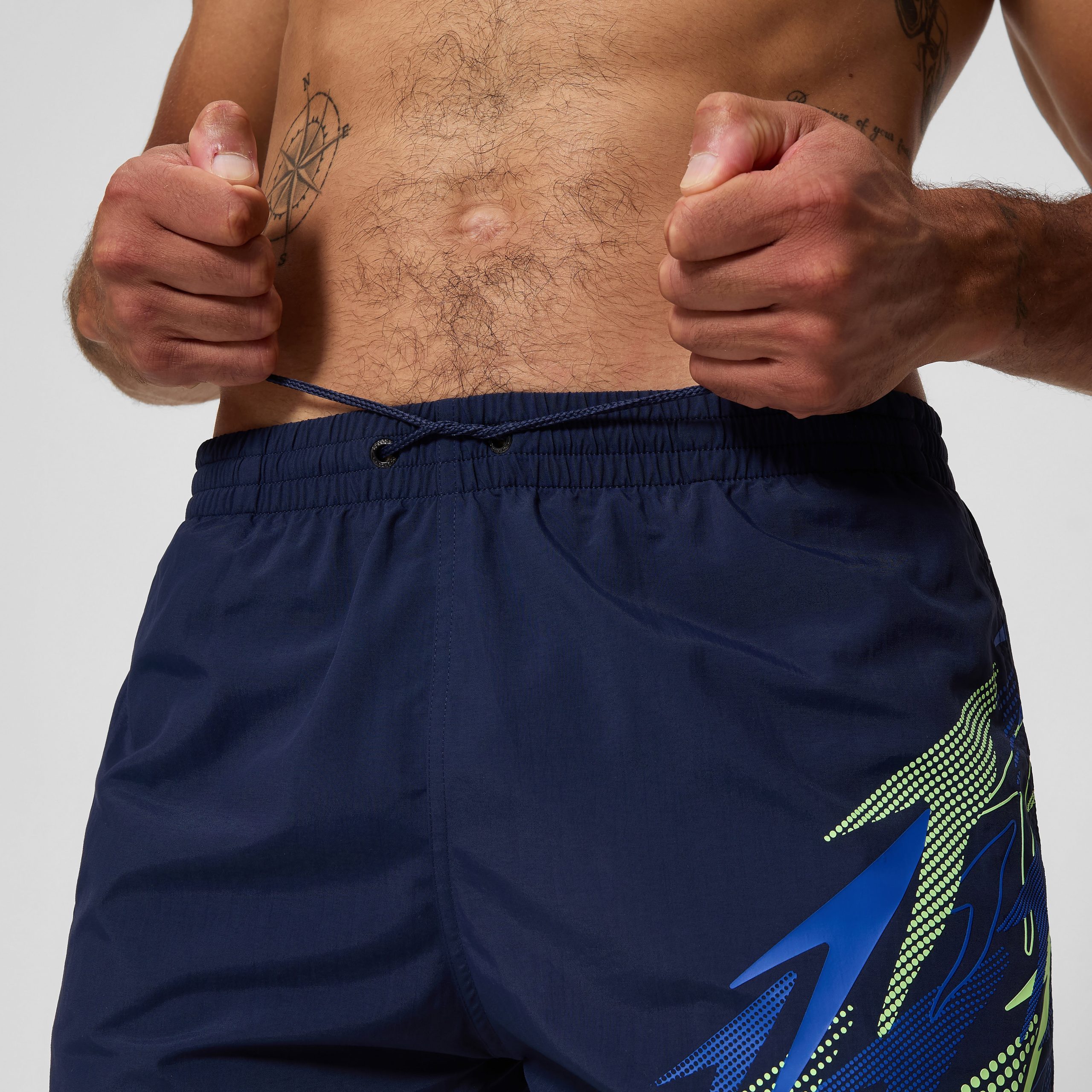 Men's Medley Logo Swim Shorts Navy/Blue - Image 9