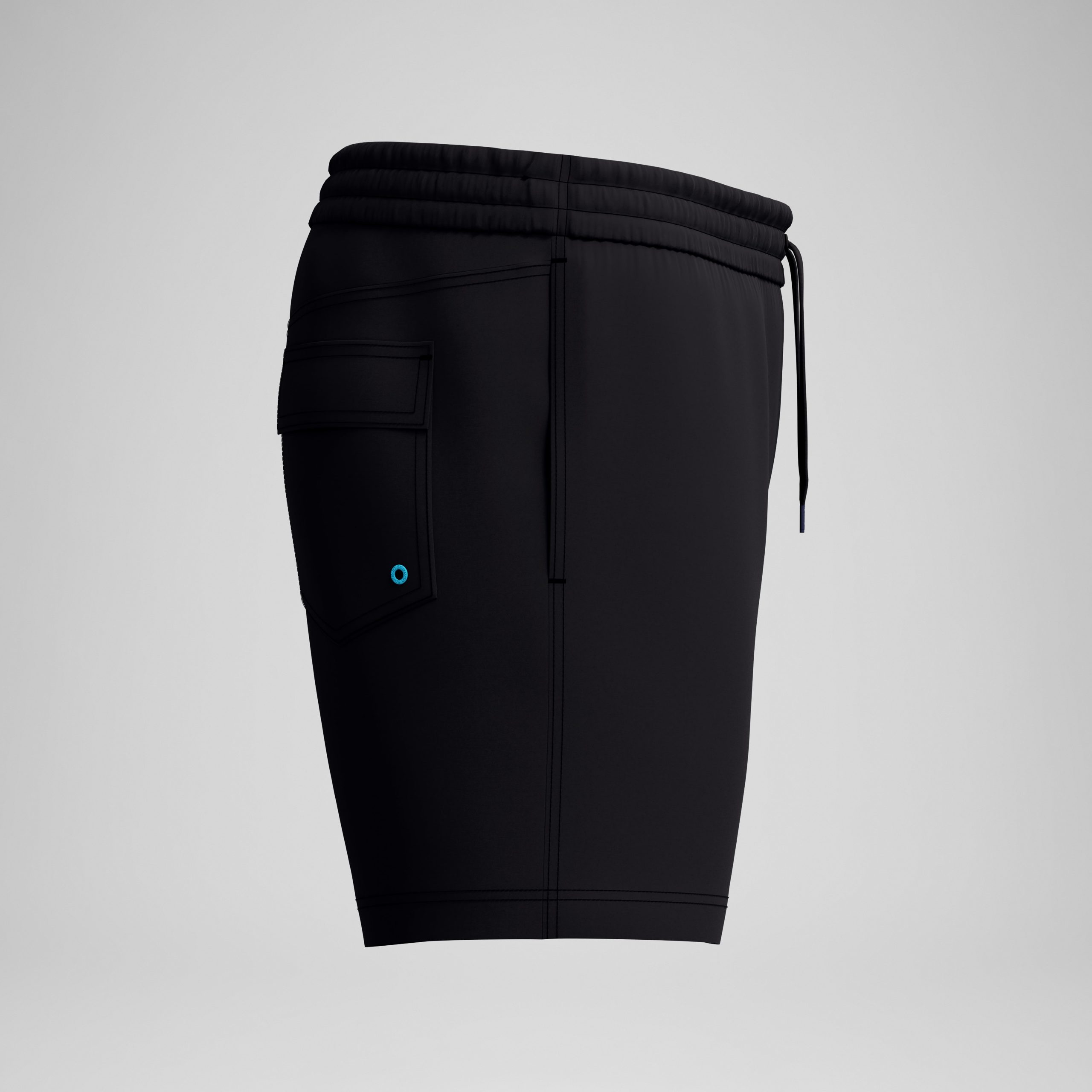 Men's Medley Logo Swim Shorts Black/Red - Image 6