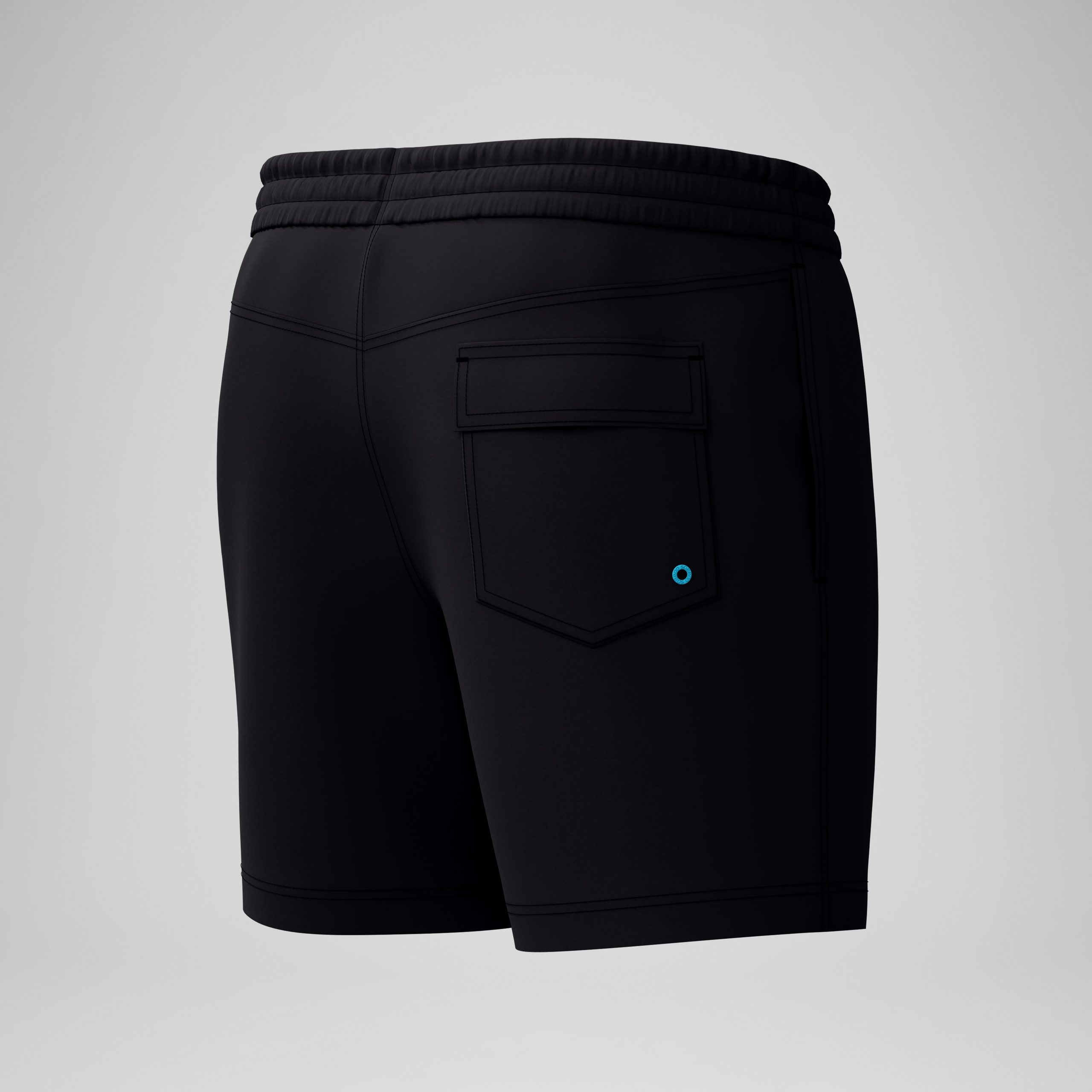 Men's Medley Logo Swim Shorts Black/Red - Image 7