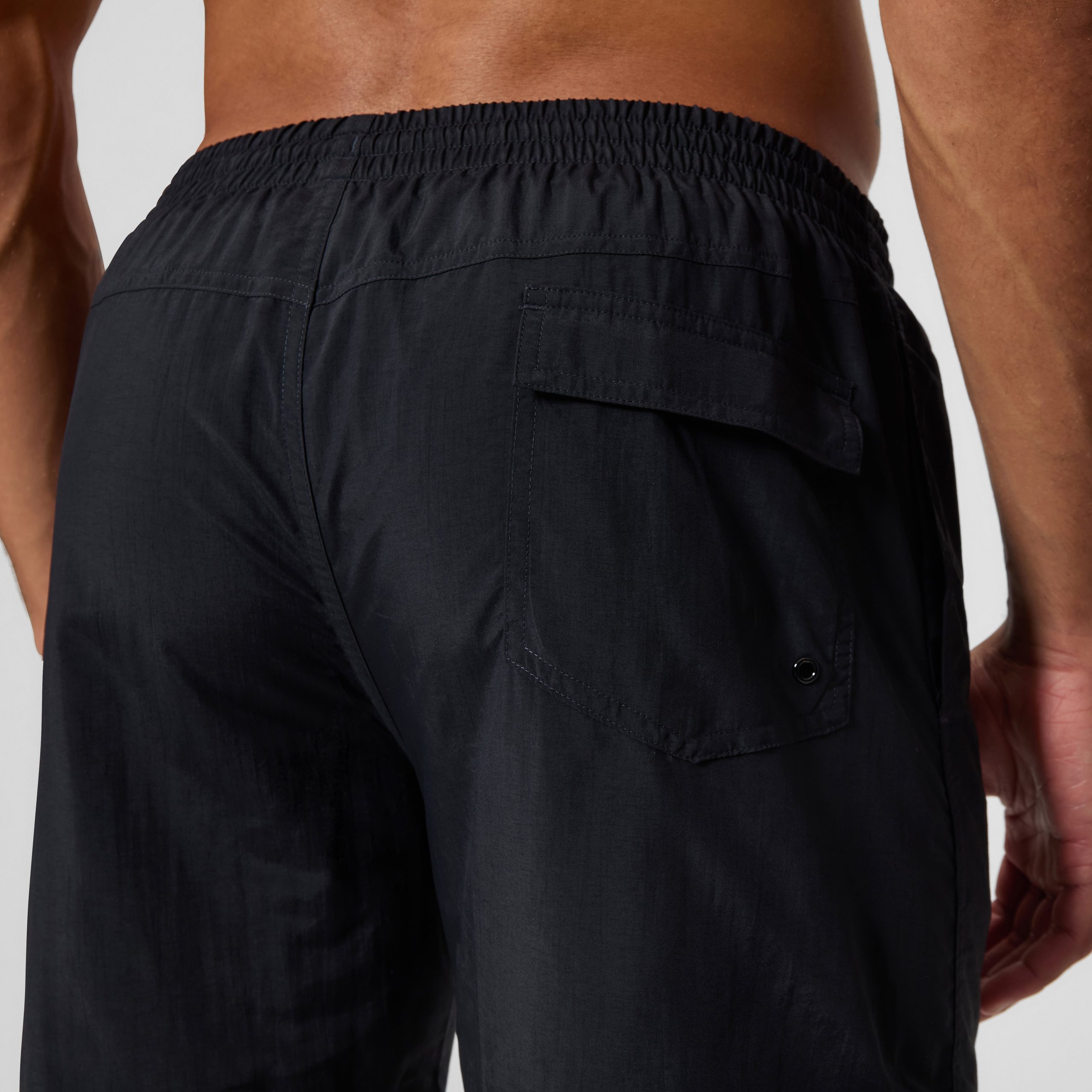 Men's Medley Logo Swim Shorts Black/Red - Image 8
