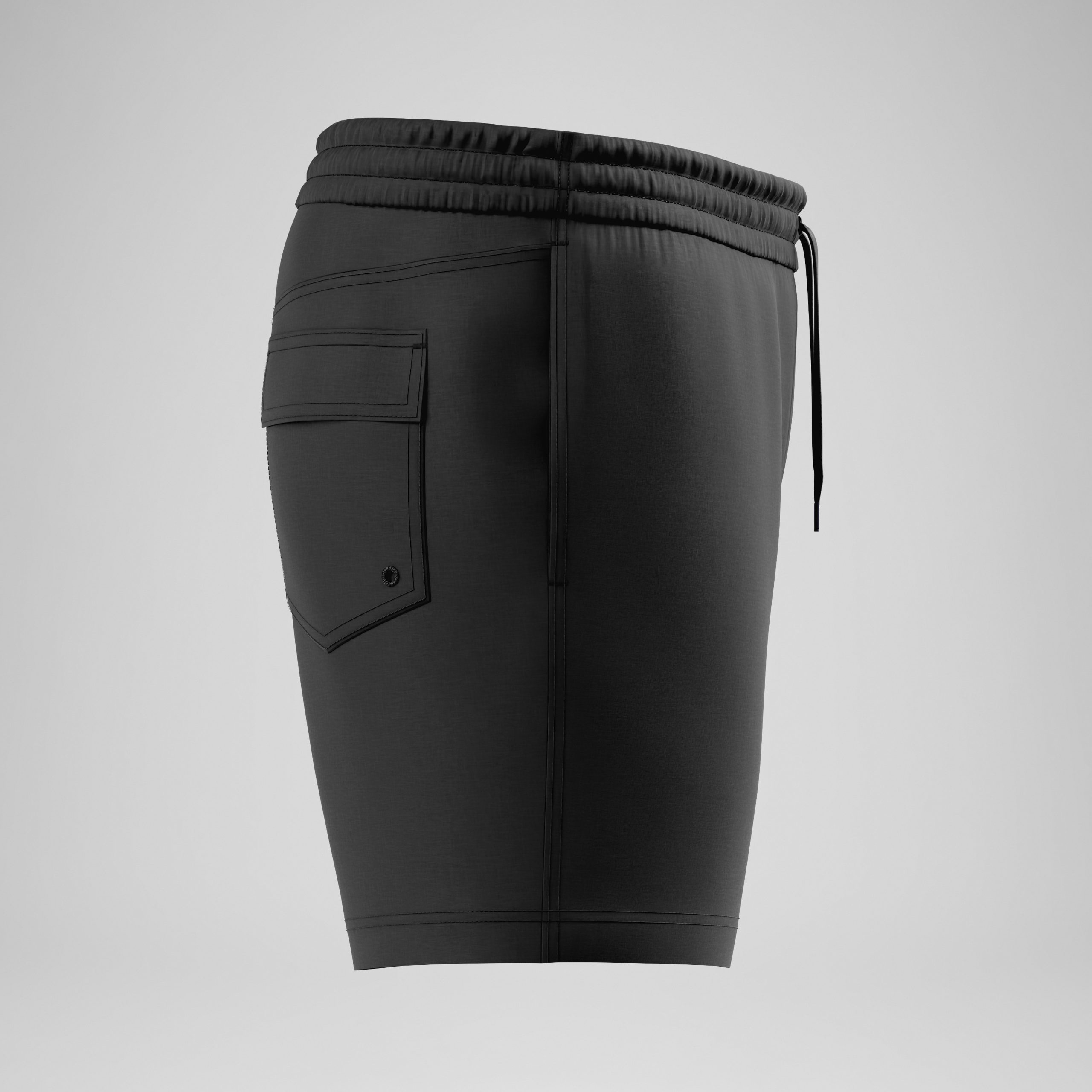 Men's Medley Logo Swim Shorts Black/Green - Image 7